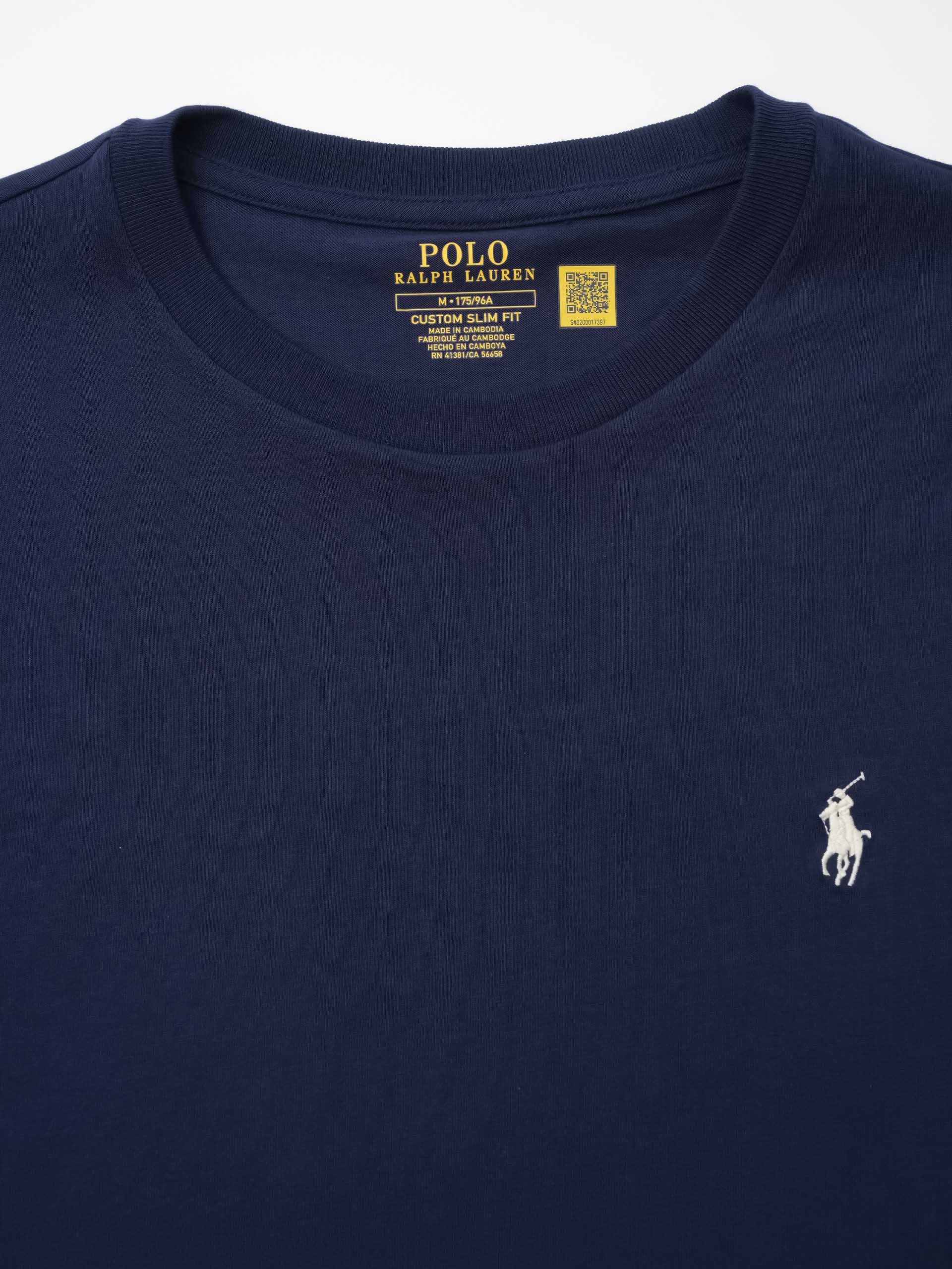 POLO RALPH LAUREN - T-Shirt aus Baumwoll-Jersey für Herren Navyblau - Navy blue