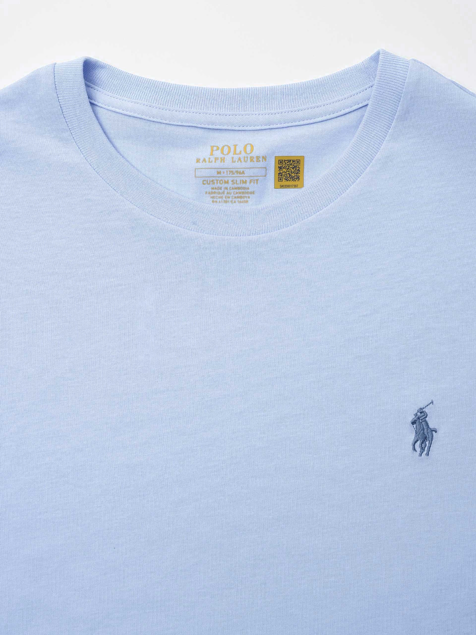 POLO RALPH LAUREN - T-Shirt aus Baumwoll-Jersey für Herren Hellblau - Light blue