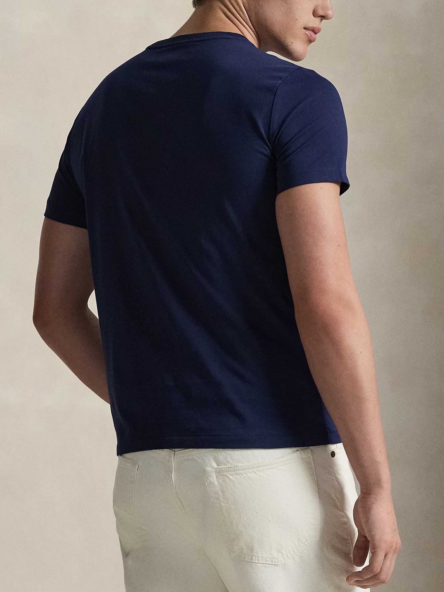 POLO RALPH LAUREN - T-Shirt aus Baumwoll-Jersey für Herren Navyblau - Navy blue