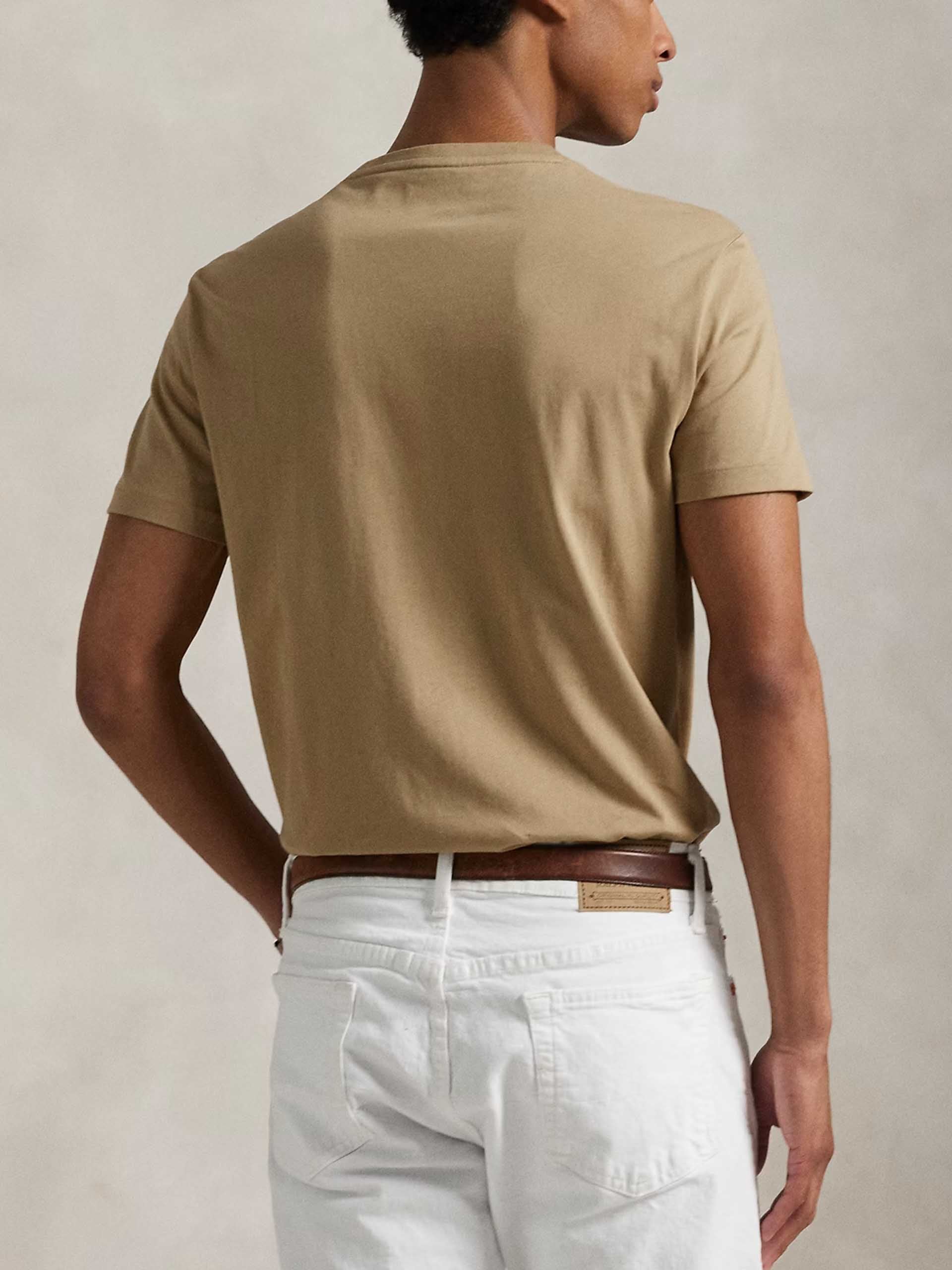 POLO RALPH LAUREN - T-Shirt aus Baumwoll-Jersey für Herren Beige