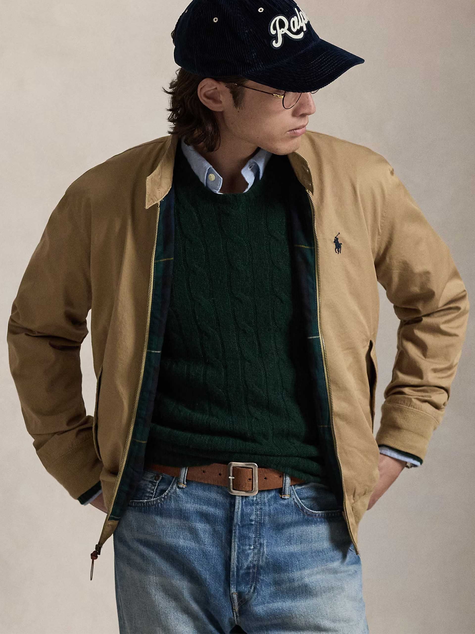 POLO RALPH LAUREN - Jacke Bedford aus Baumwolltwill für Herren Beige