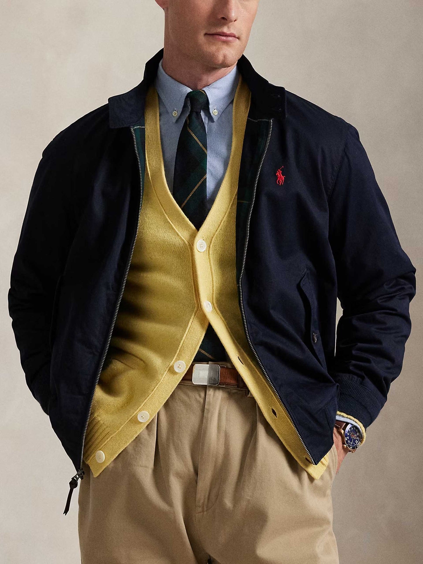 POLO RALPH LAUREN - Jacke Bedford aus Baumwolltwill für Herren Navyblau - Navy blue