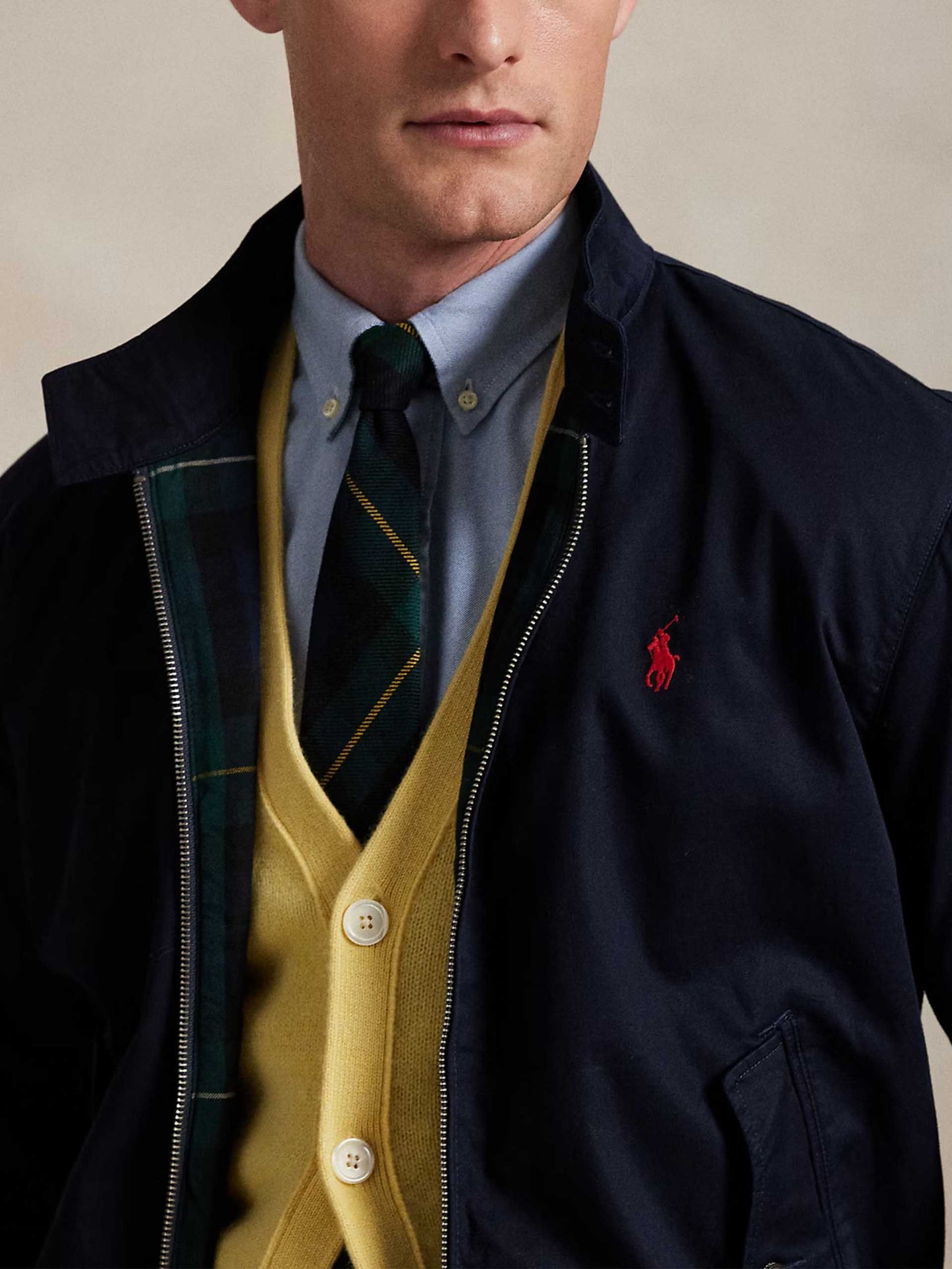 POLO RALPH LAUREN - Jacke Bedford aus Baumwolltwill für Herren Navyblau - Navy blue