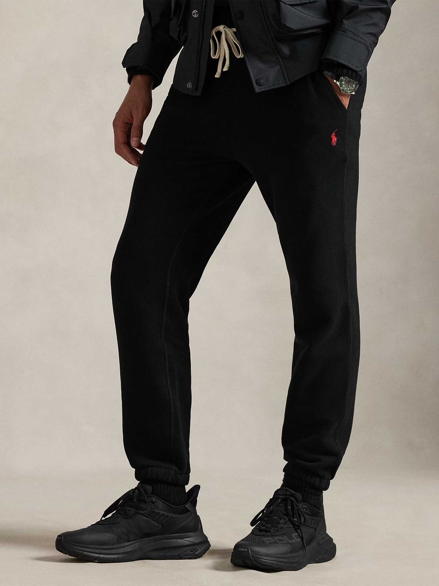 POLO RALPH LAUREN - Fleece-Jogginghose für Herren Schwarz - Black