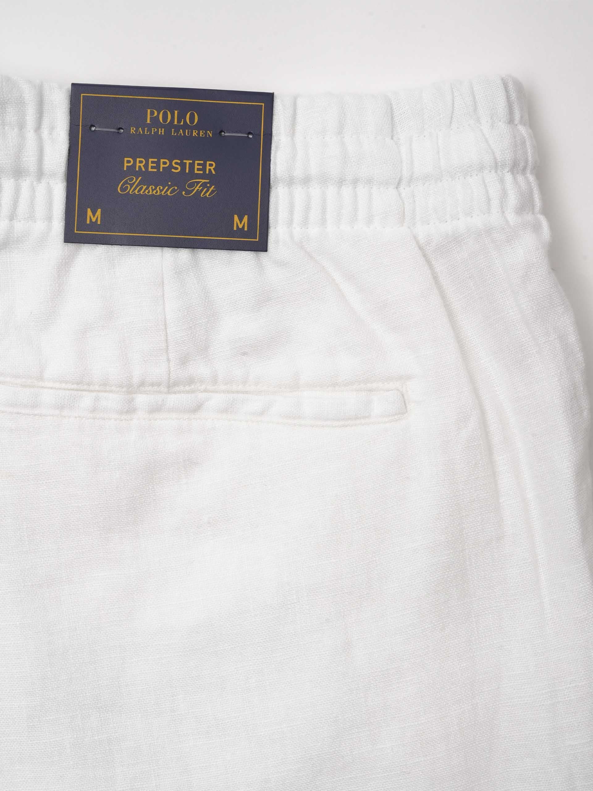 POLO RALPH LAUREN - Leinenshorts Prepster für Herren Weiß - White