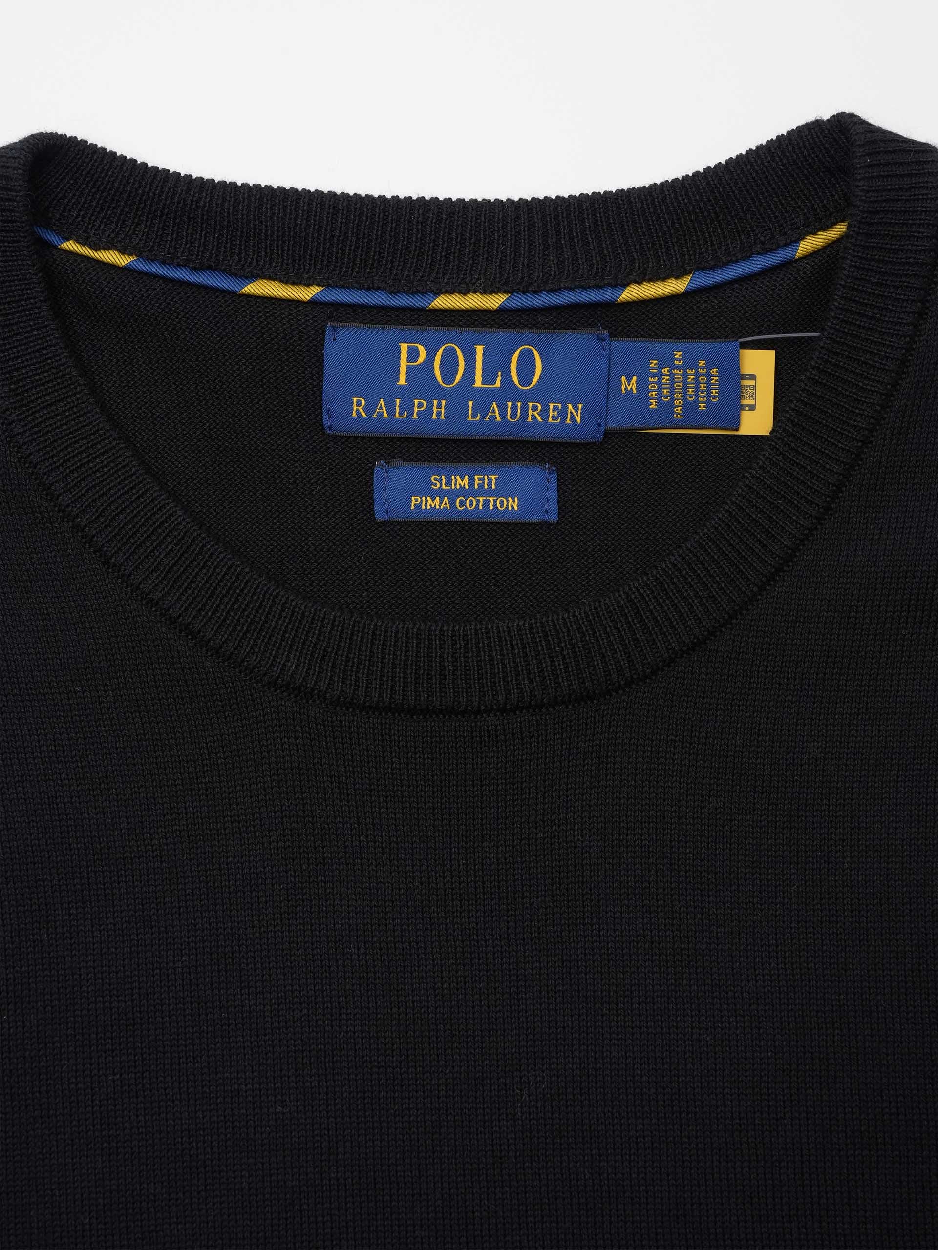 POLO RALPH LAUREN - Pullover aus Baumwolle für Herren Schwarz - Black
