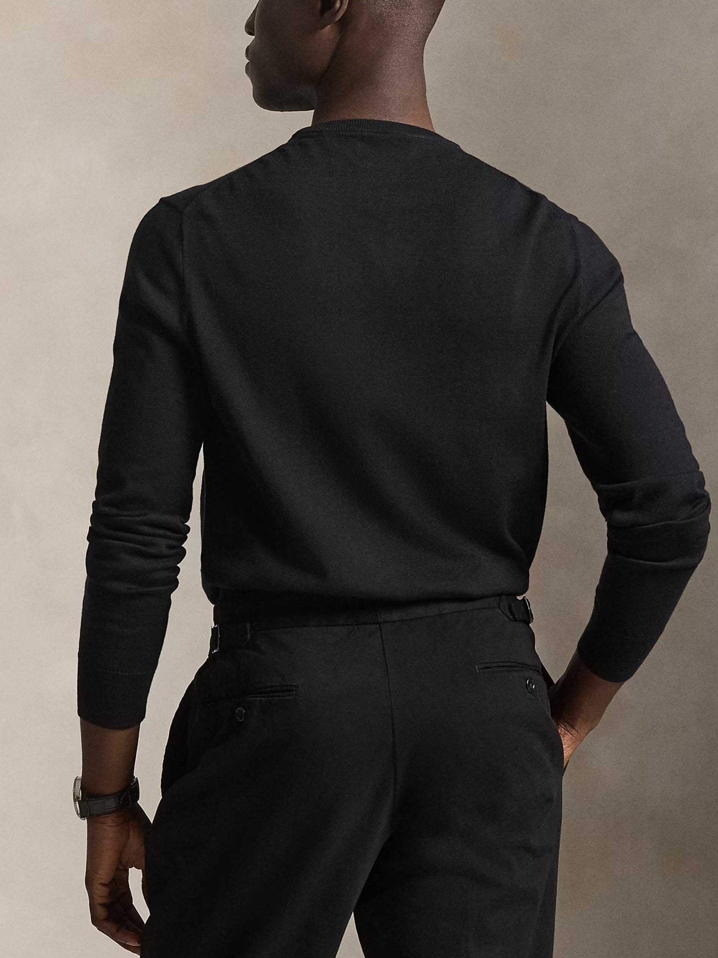 POLO RALPH LAUREN - Pullover aus Baumwolle für Herren Schwarz - Black