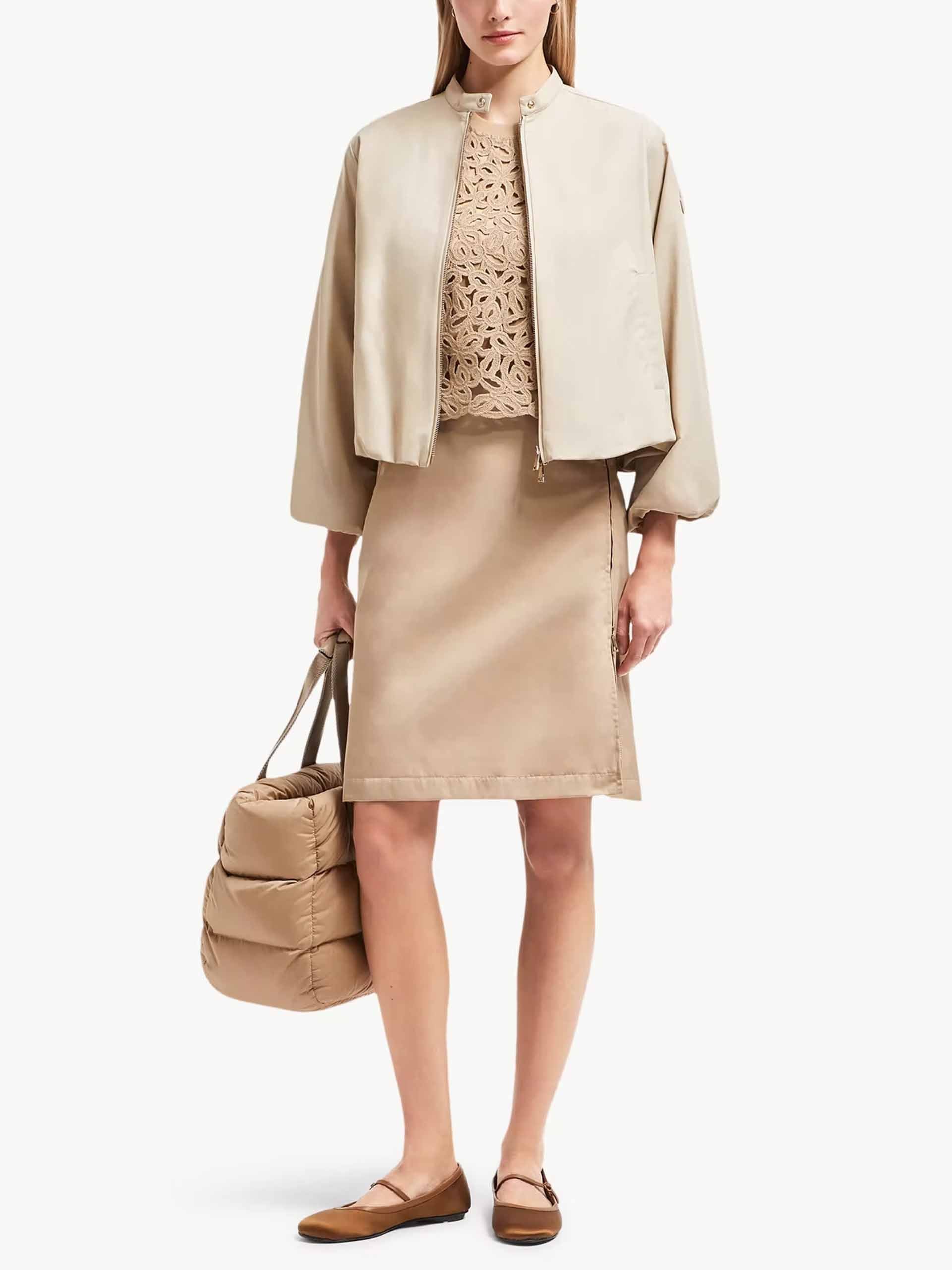 MONCLER - Bomberjacke Gruissan für Damen Hellbeige - Light beige