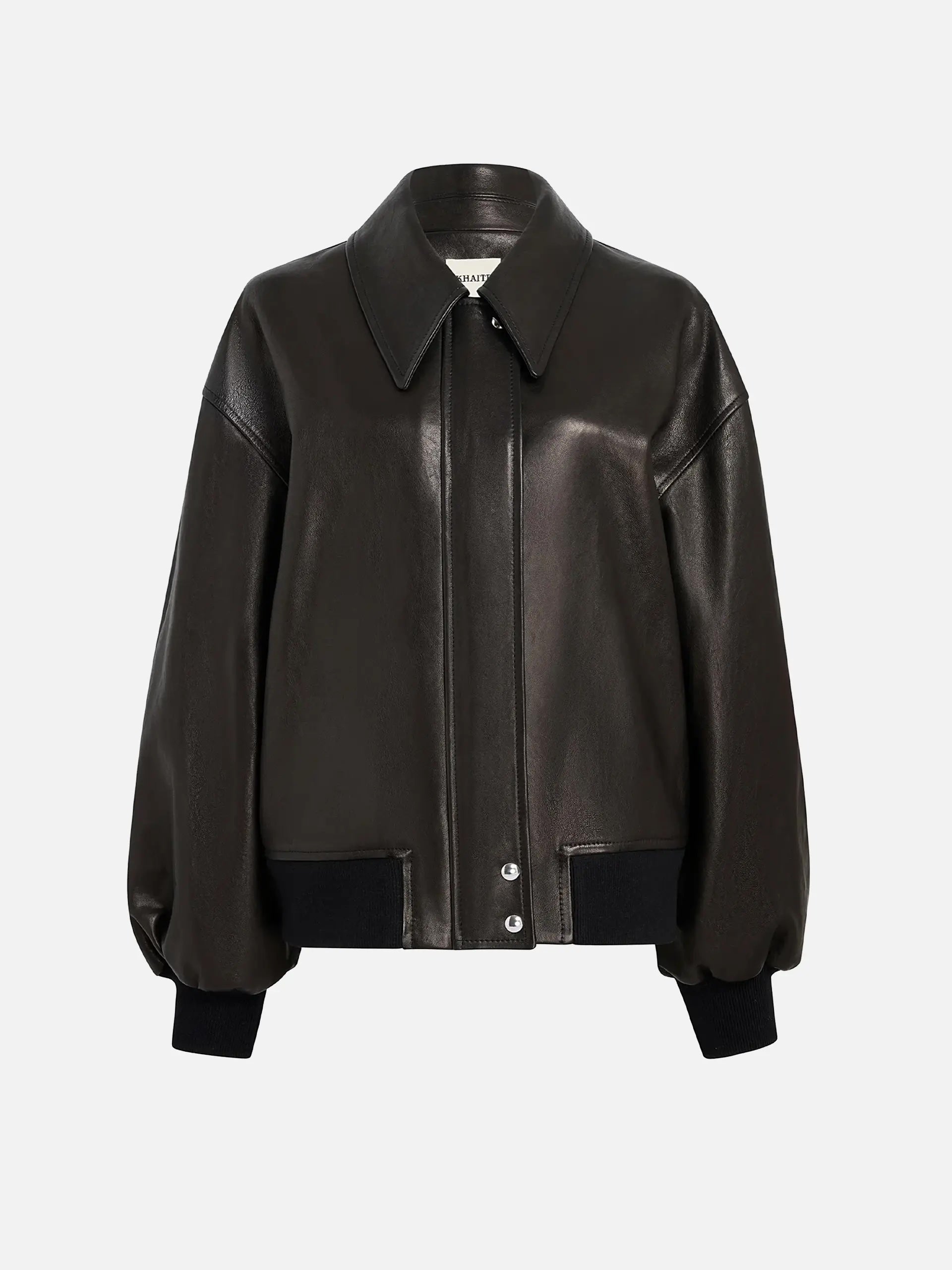 KHAITE - Lederjacke Shelman für Damen Schwarz - Black