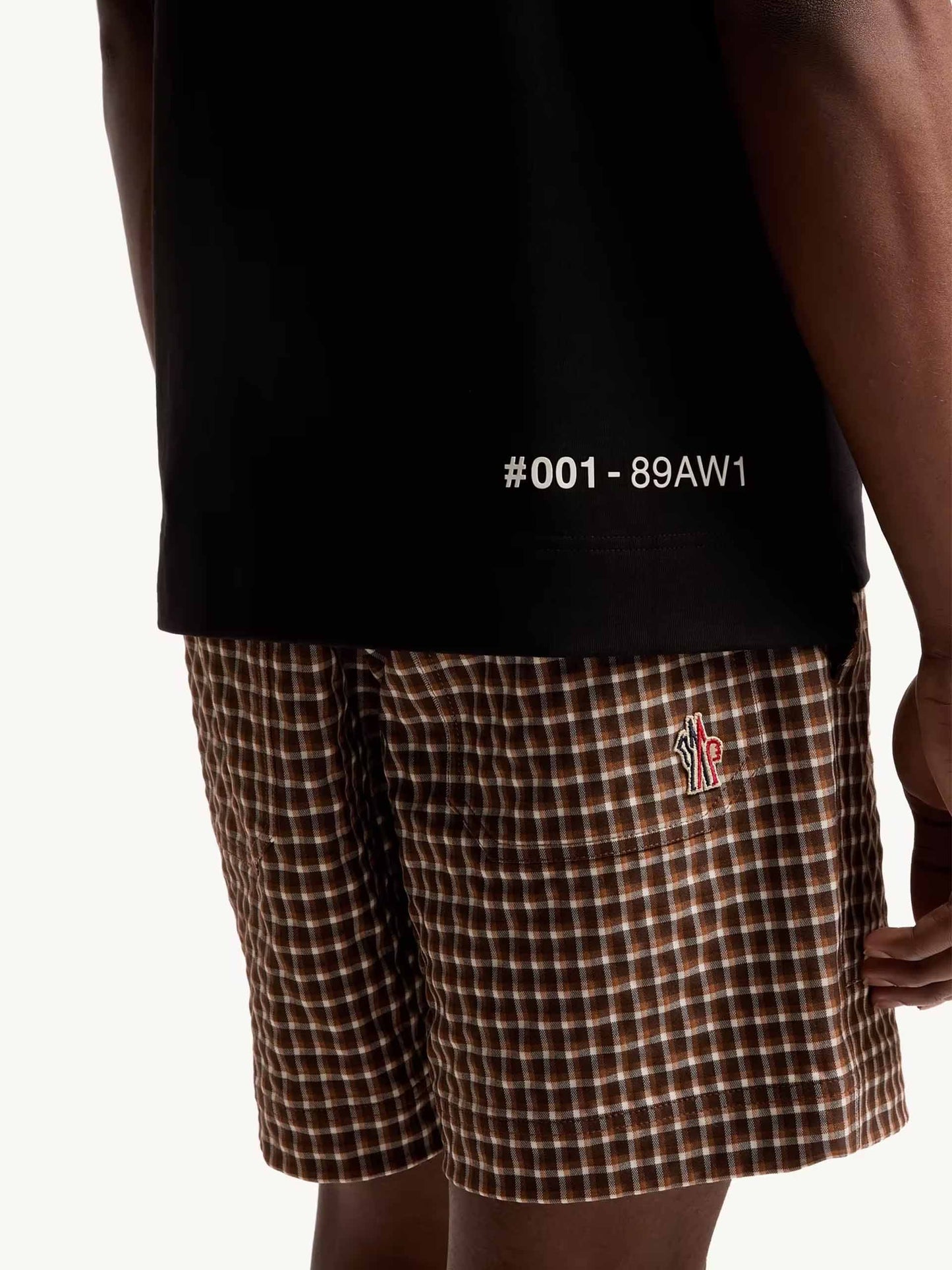 MONCLER GRENOBLE - T-Shirt mit Logo-Print für Herren Schwarz - Black