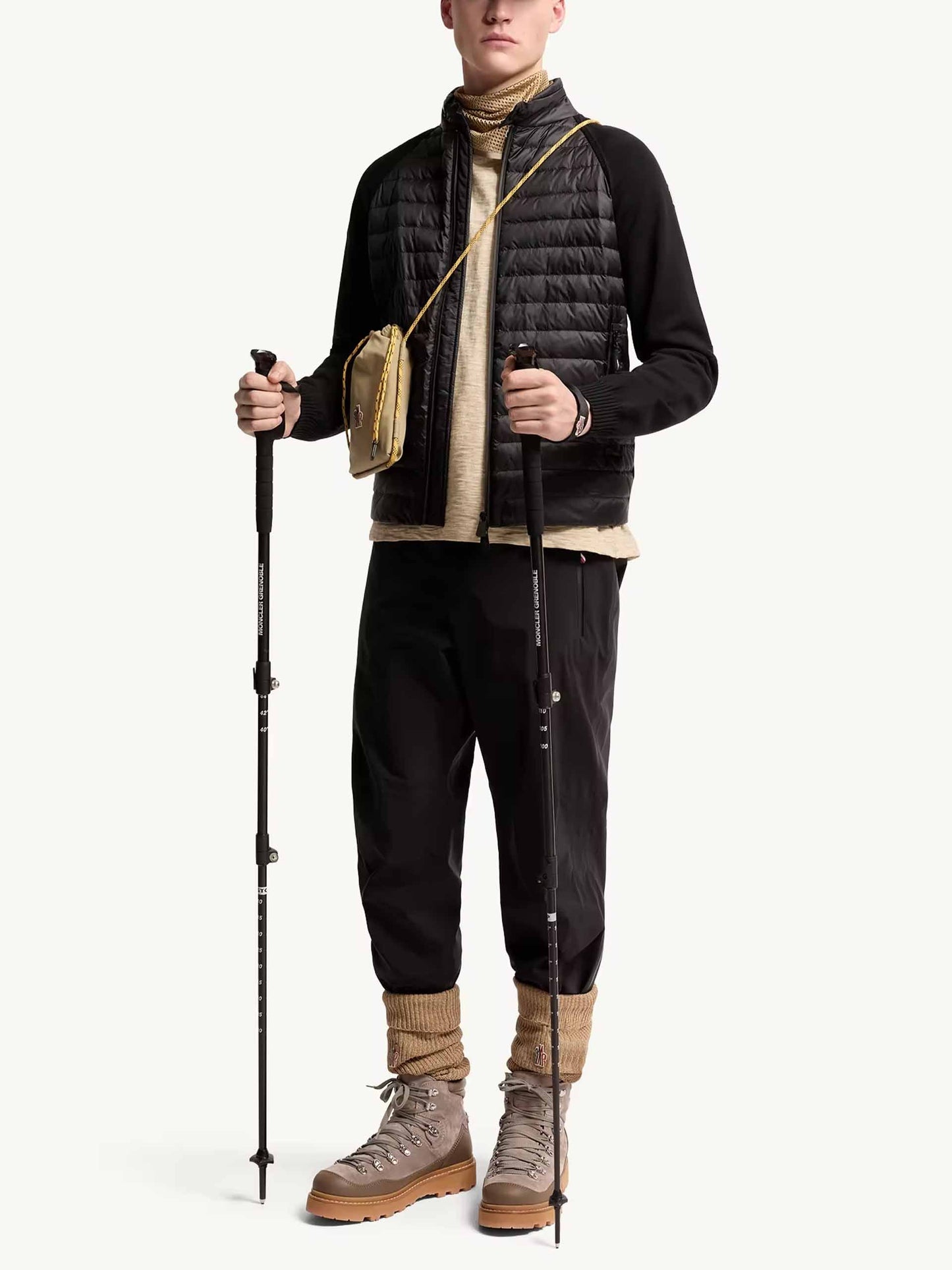 Padded cardigan for men