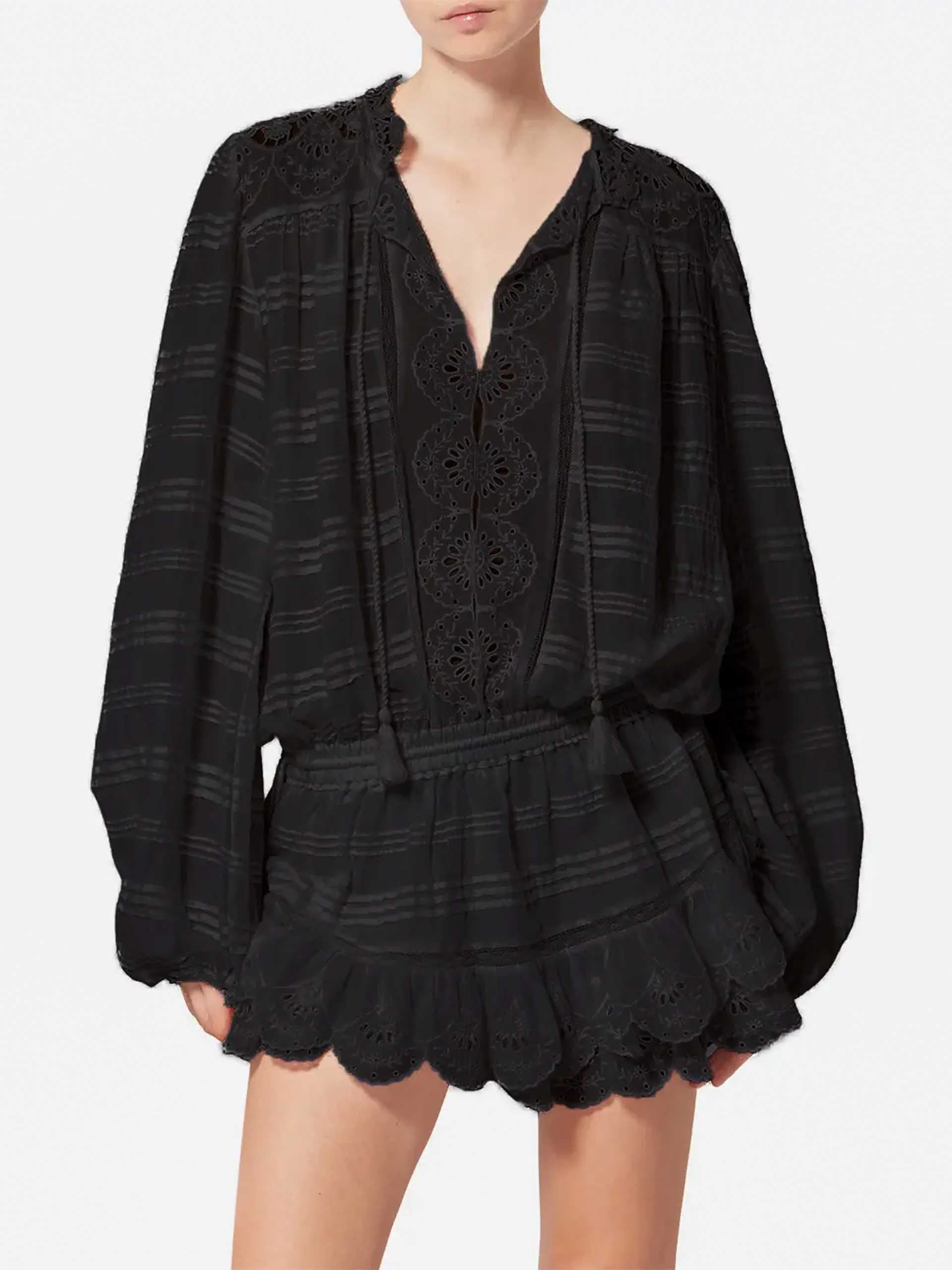 MARANT ETOILE - Minikleid Preya aus Baumwolle für Damen