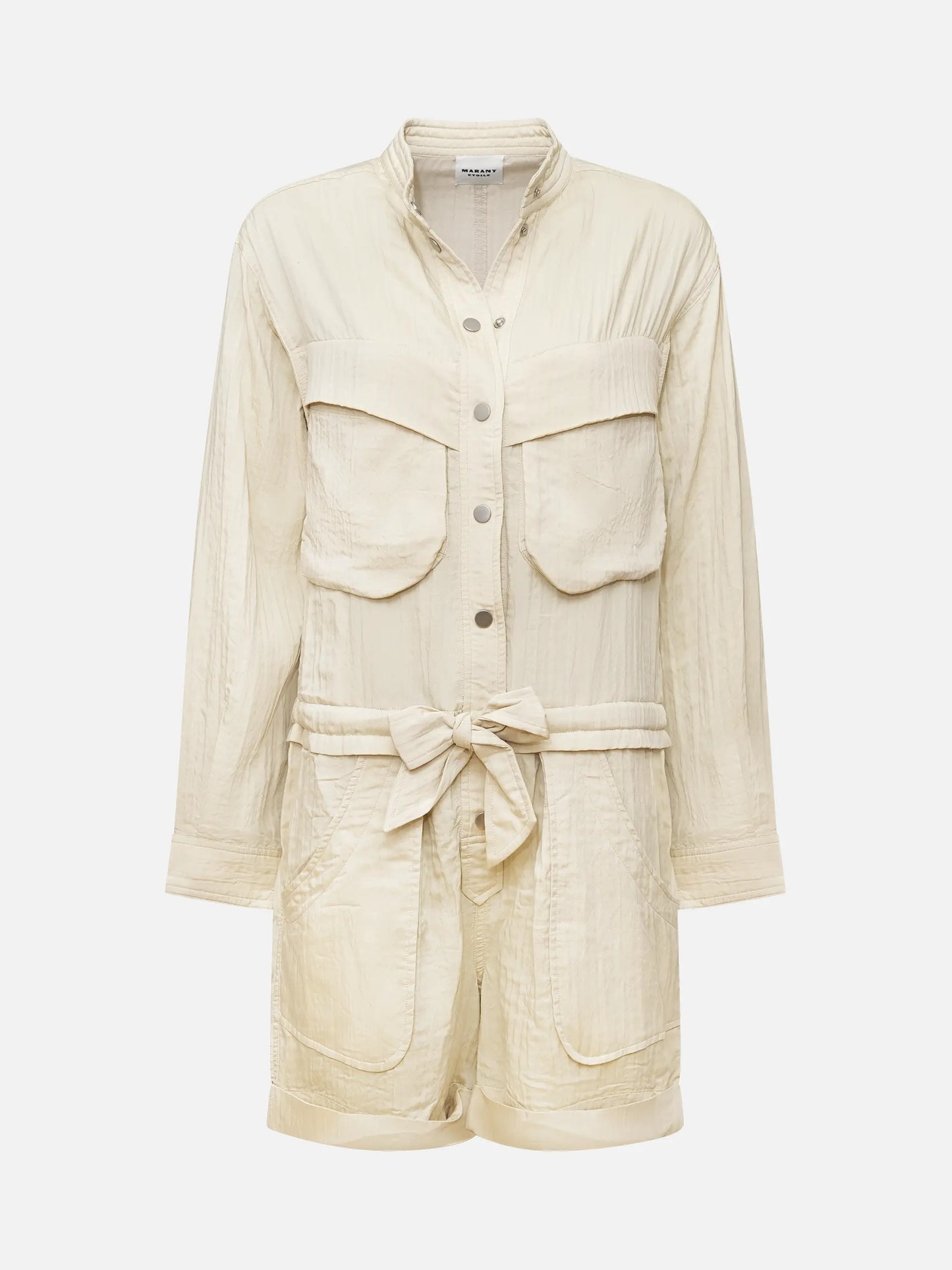 MARANT ETOILE - Kurzer Jumpsuit Betyna für Damen Hellbeige - Light beige