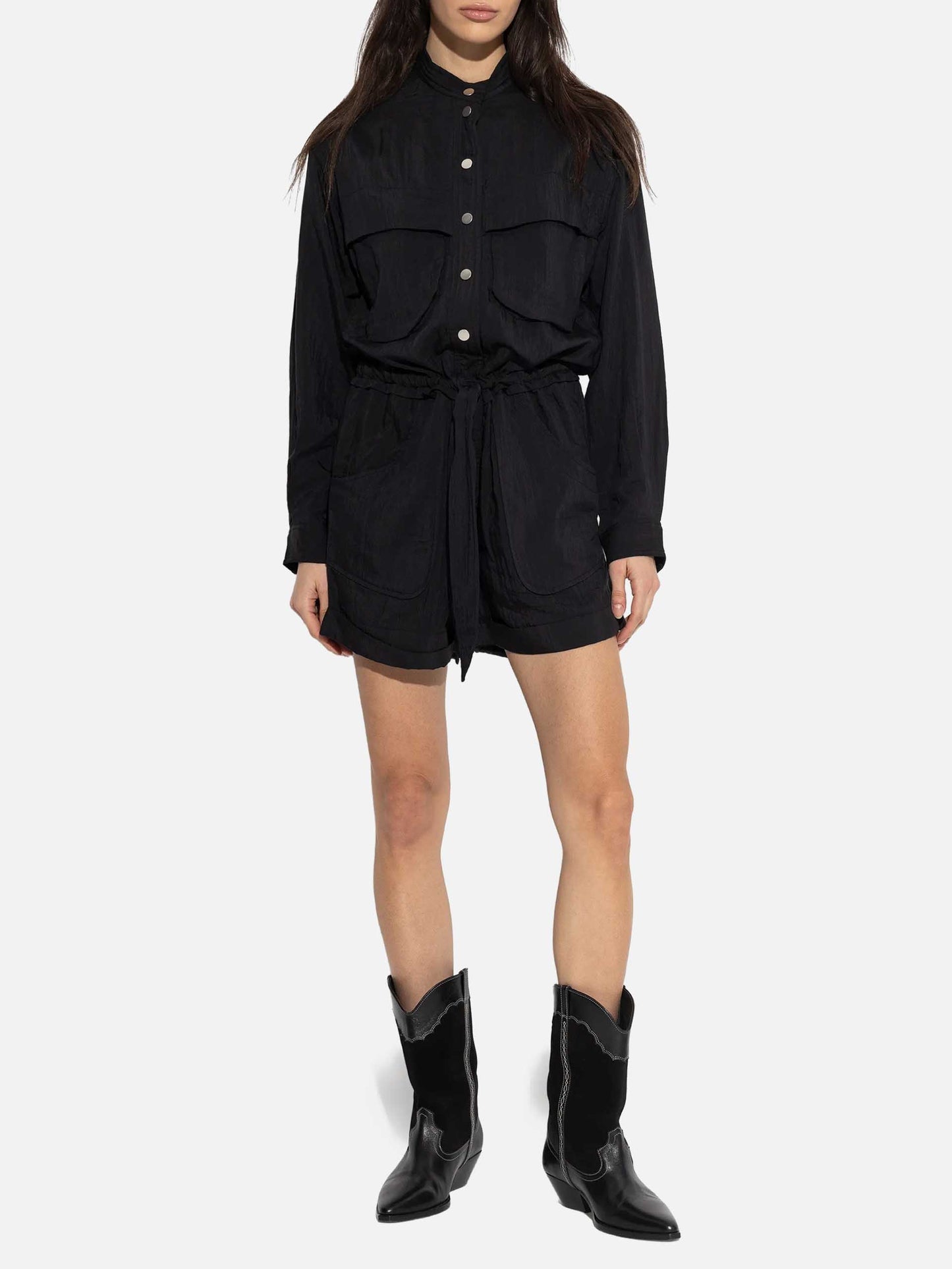 MARANT ETOILE - Kurzer Jumpsuit Betyna für Damen Schwarz - Black