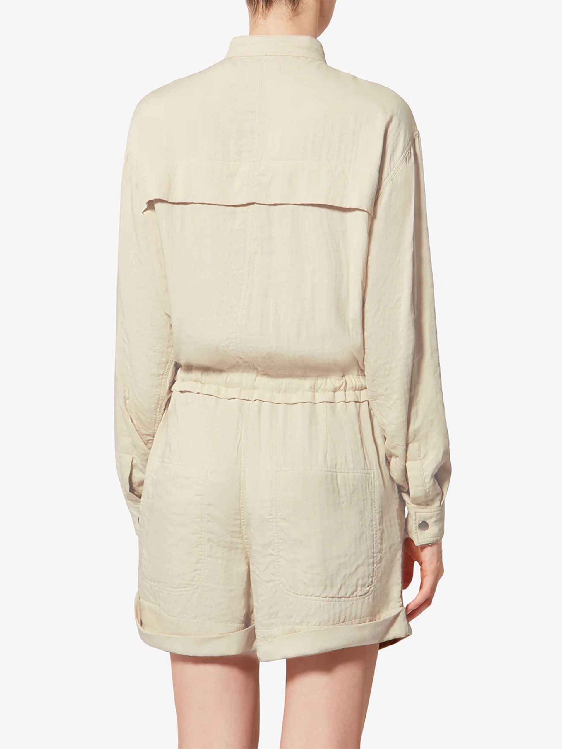 MARANT ETOILE - Kurzer Jumpsuit Betyna für Damen Hellbeige - Light beige