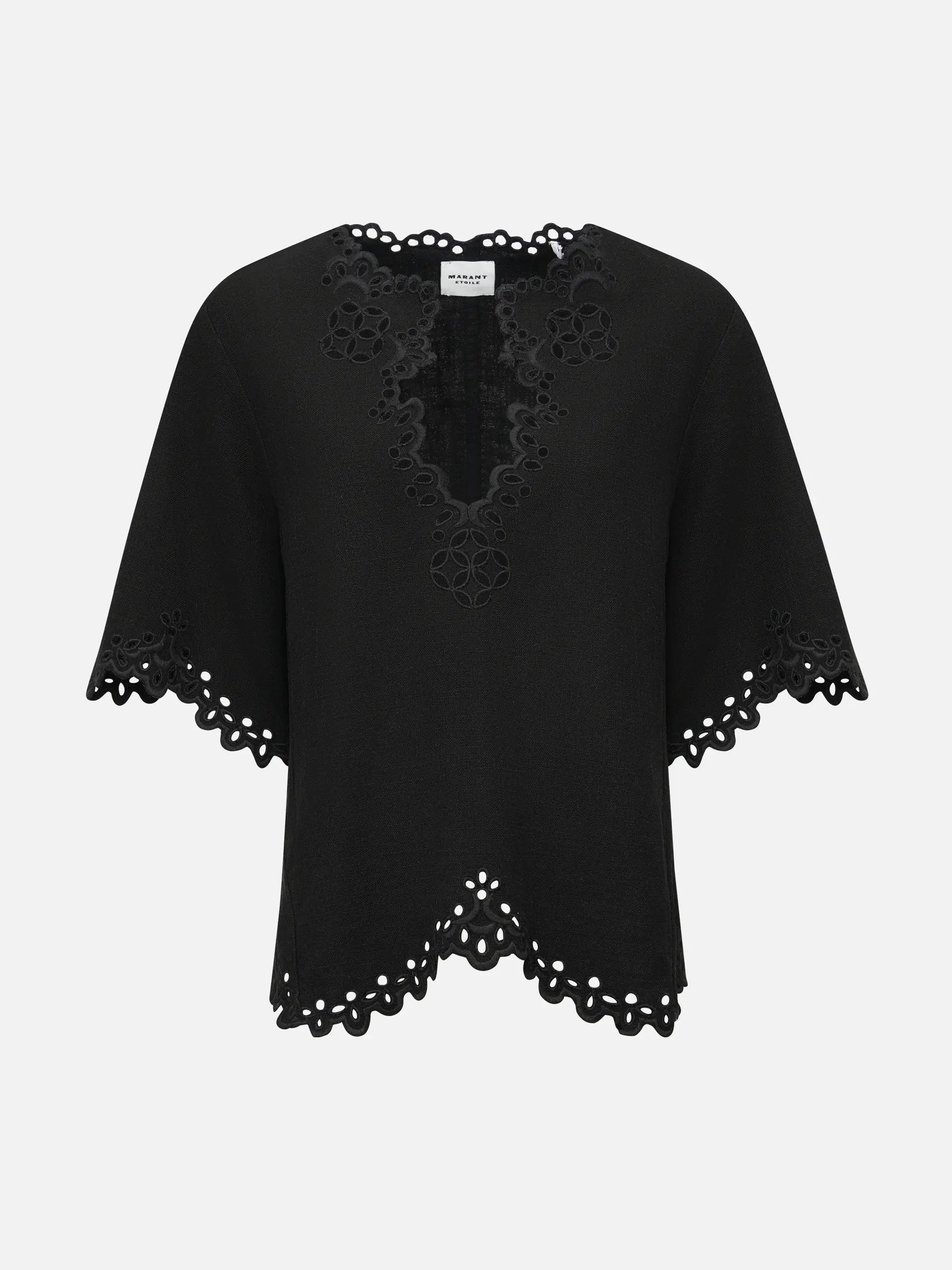 MARANT ETOILE - Top Shana mit Lochstickerei für Damen Schwarz - Black