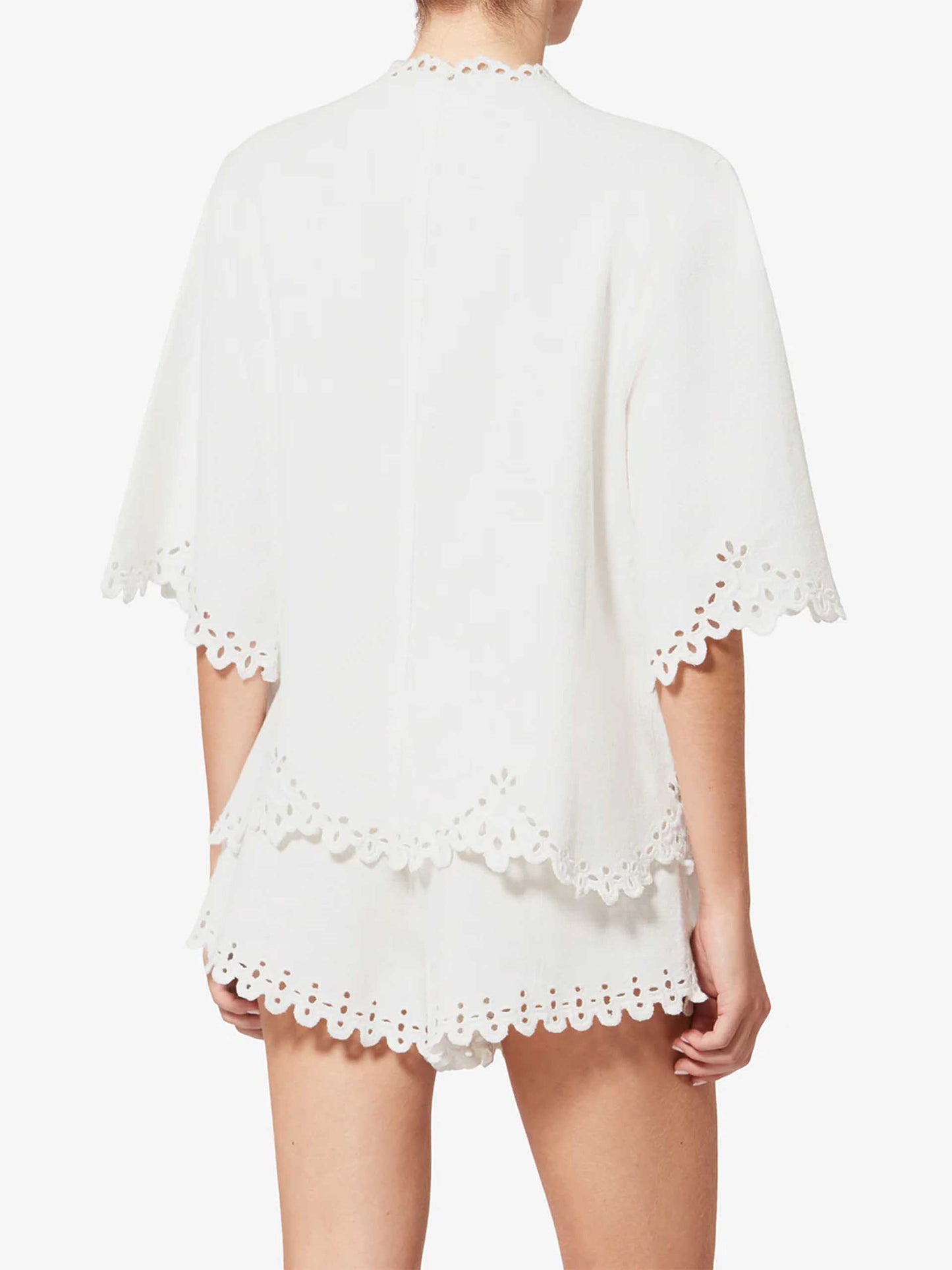 MARANT ETOILE - Top Shana mit Lockstickerei für Damen Weiß - White