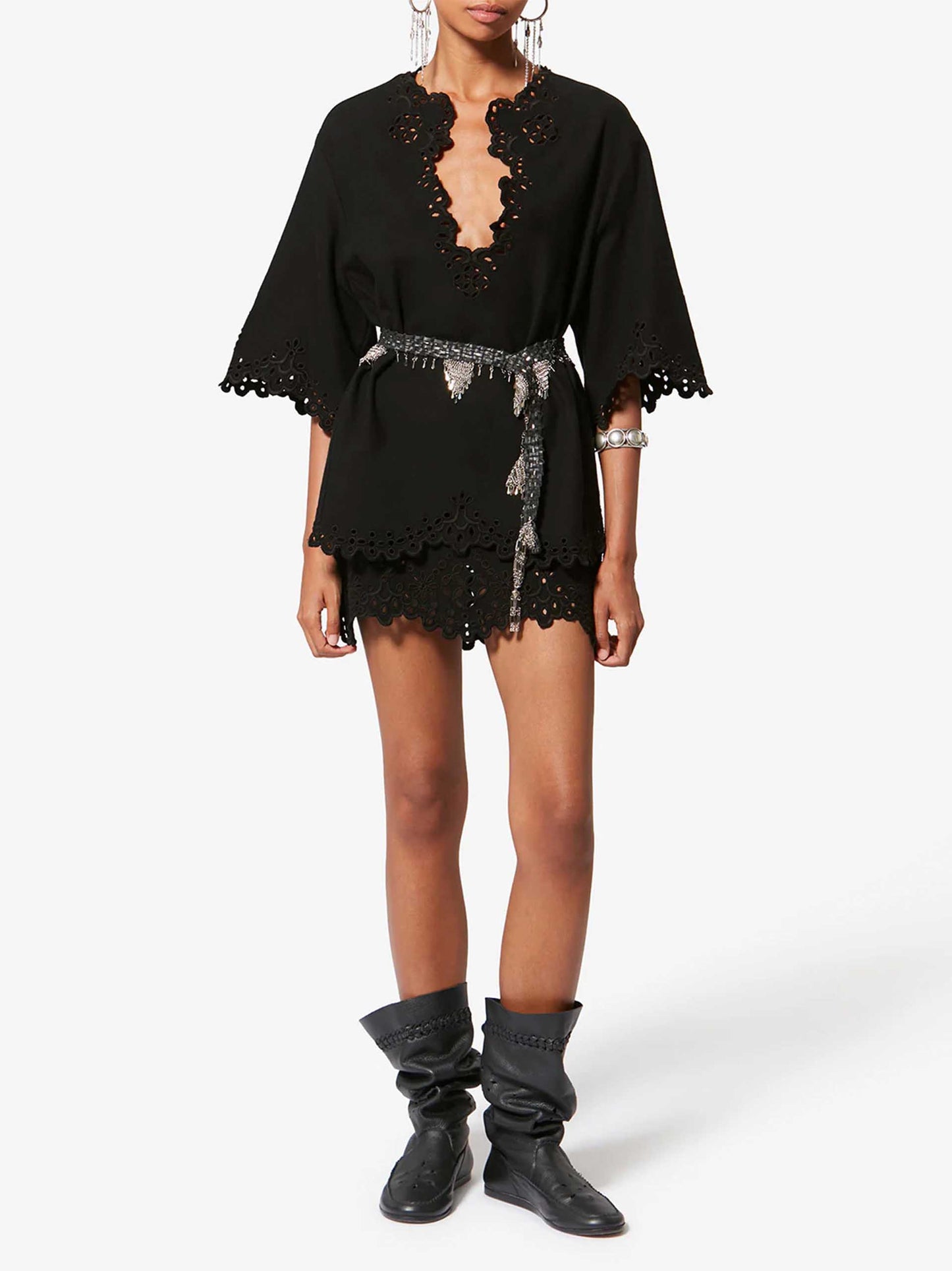 MARANT ETOILE - Top Shana mit Lockstickerei für Damen Schwarz - Black