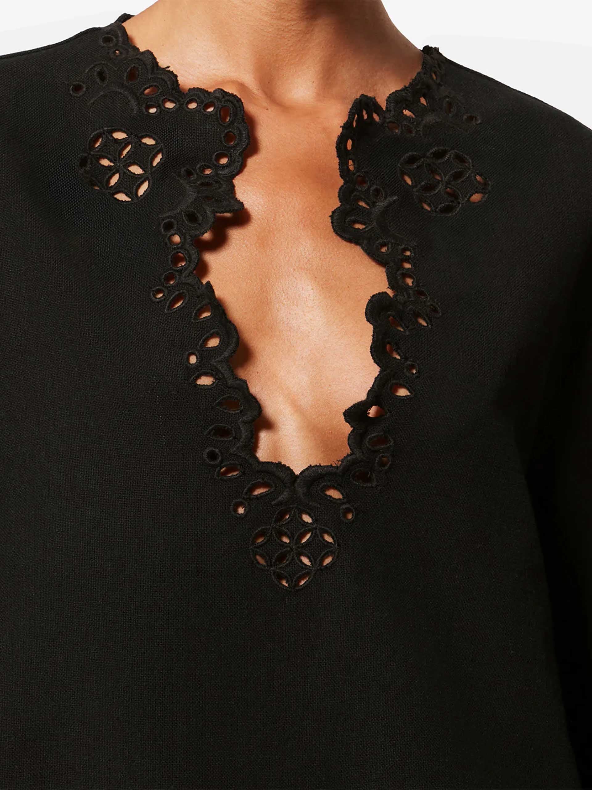 MARANT ETOILE - Top Shana mit Lockstickerei für Damen Schwarz - Black