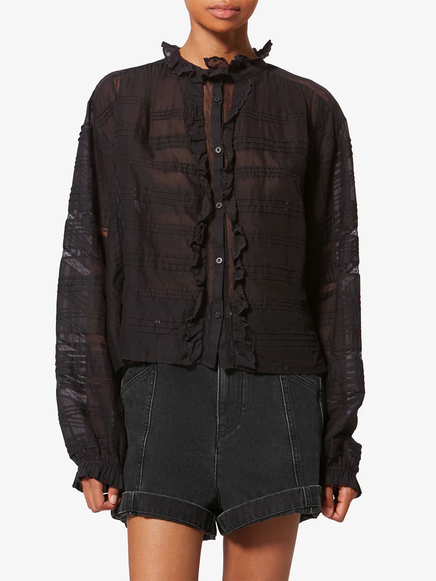 MARANT ETOILE - Bluse Peline aus Baumwolle für Damen