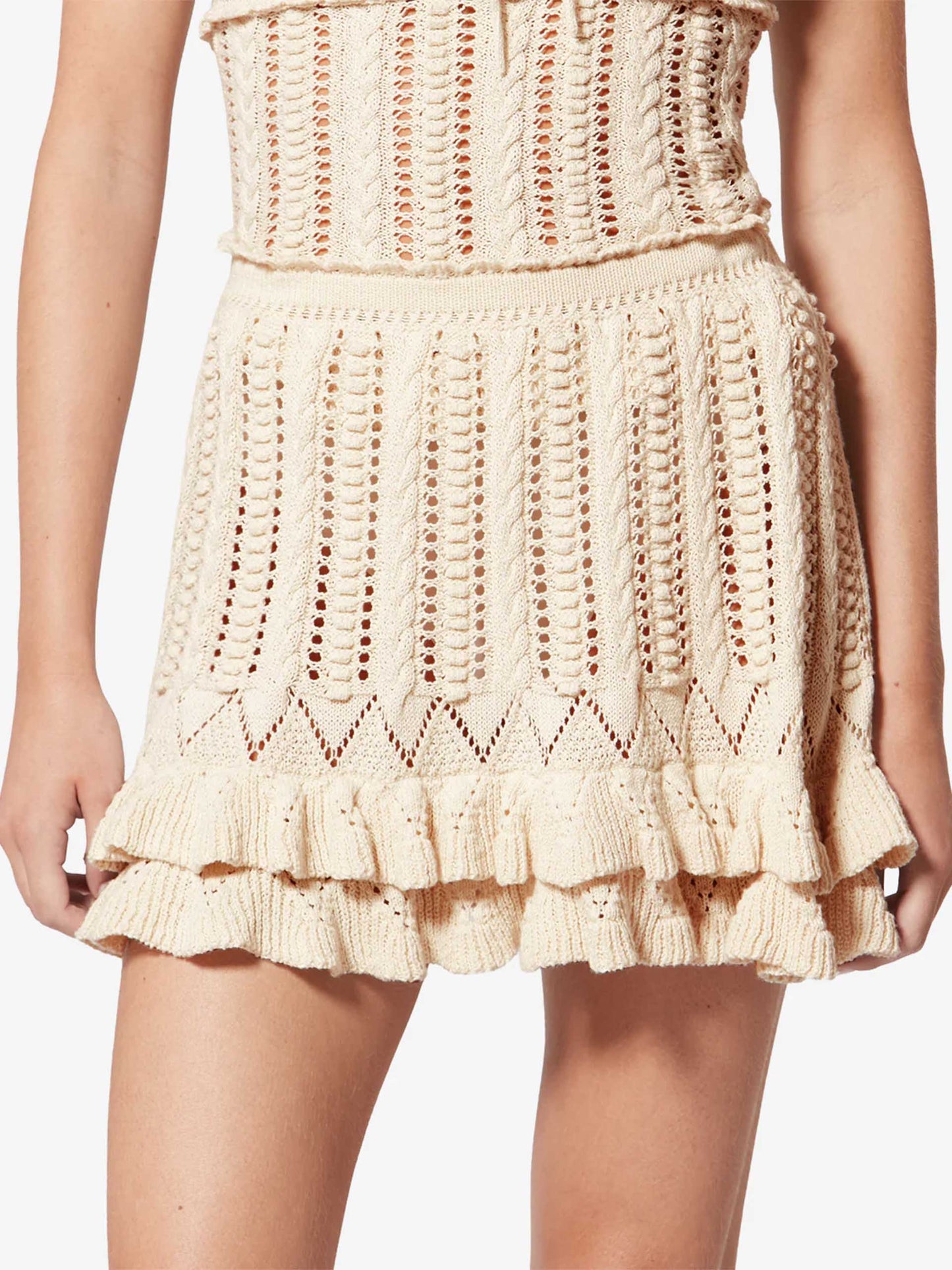 MARANT ETOILE - Minirock Nelle aus Baumwollstrick für Damen