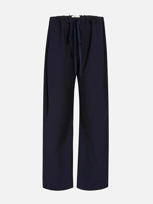 KHAITE - Hose Rohen mit Kordelzug für Damen Dark Navy