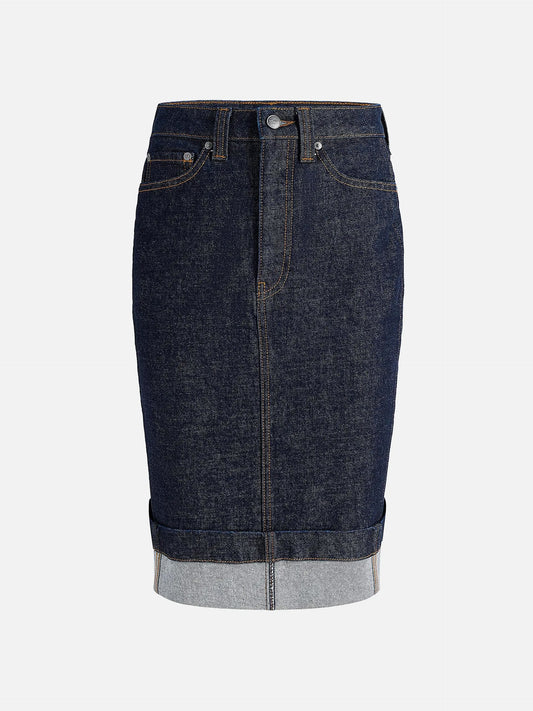 KHAITE - Jeansrock Kendra für Damen Benson