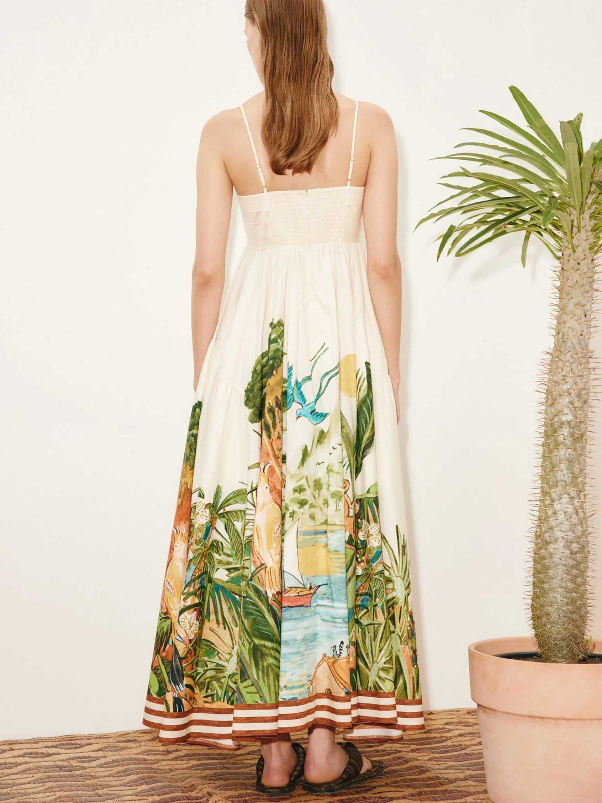 ALEMAIS - Midikleid Toucan Tango für Damen