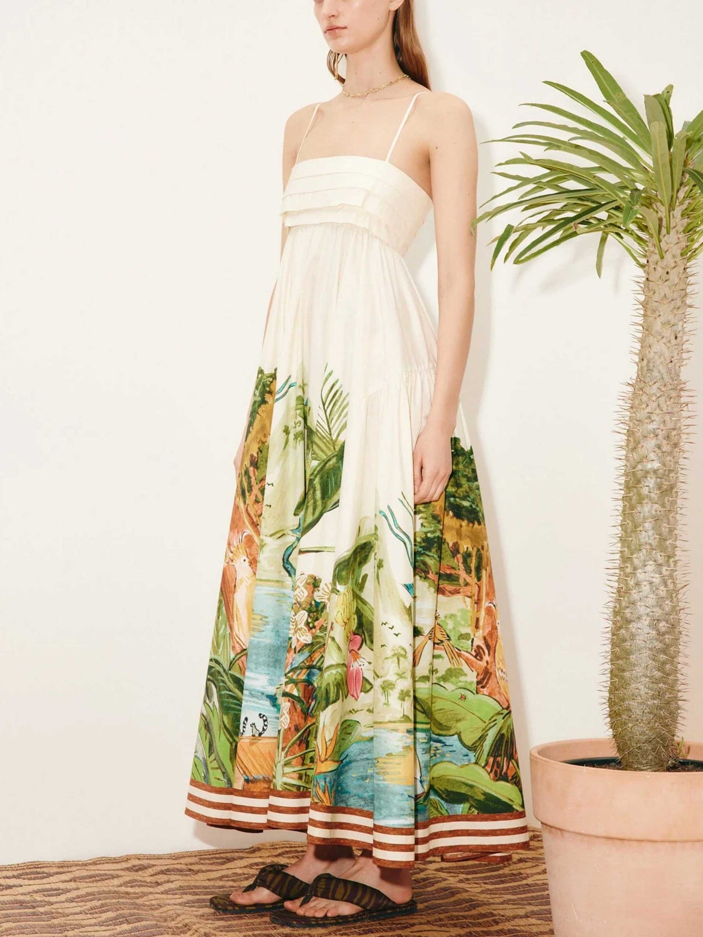 ALEMAIS - Midikleid Toucan Tango für Damen