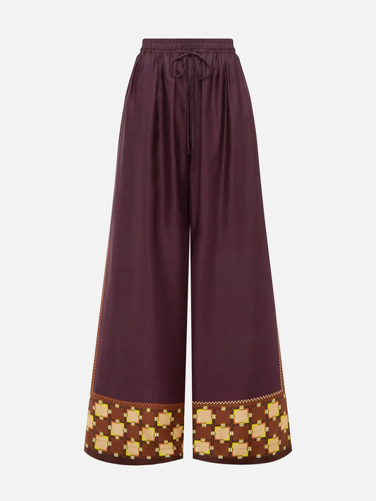 ALEMAIS - Hose Wilson aus Seide für Damen