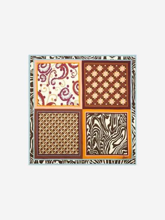 ALEMAIS - Seidentuch Wilson mit Print