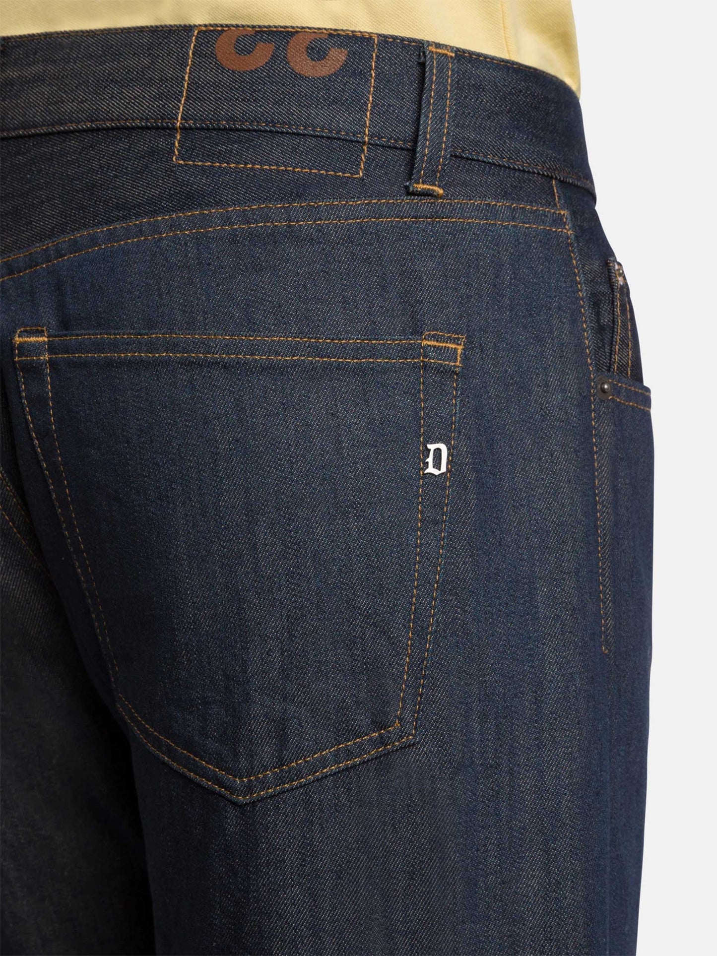 DONDUP - Straight Jeans Bray für Herren Dunkelblau Rinse Denim Dark Navy