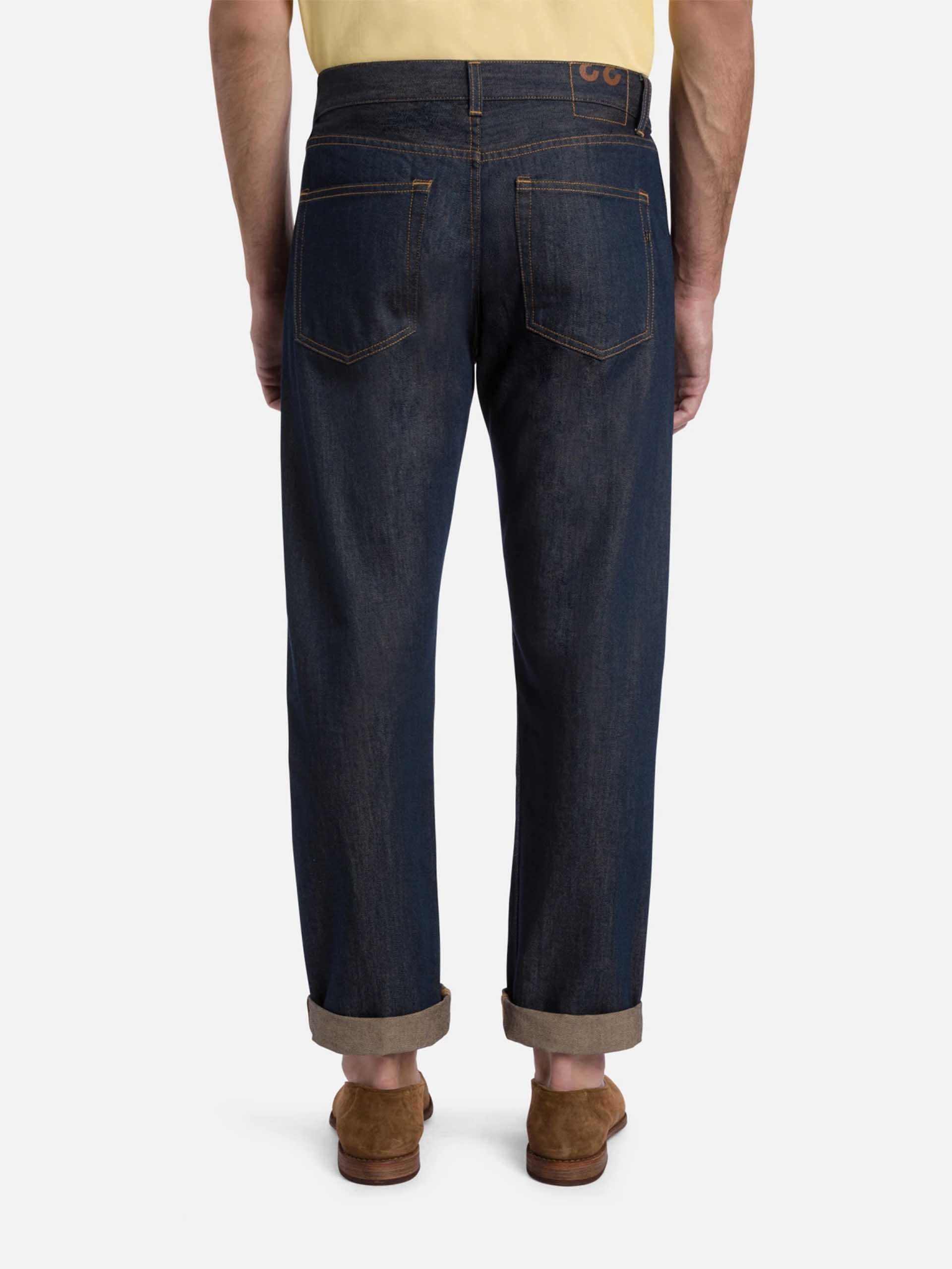 DONDUP - Straight Jeans Bray für Herren Dunkelblau Rinse Denim Dark Navy