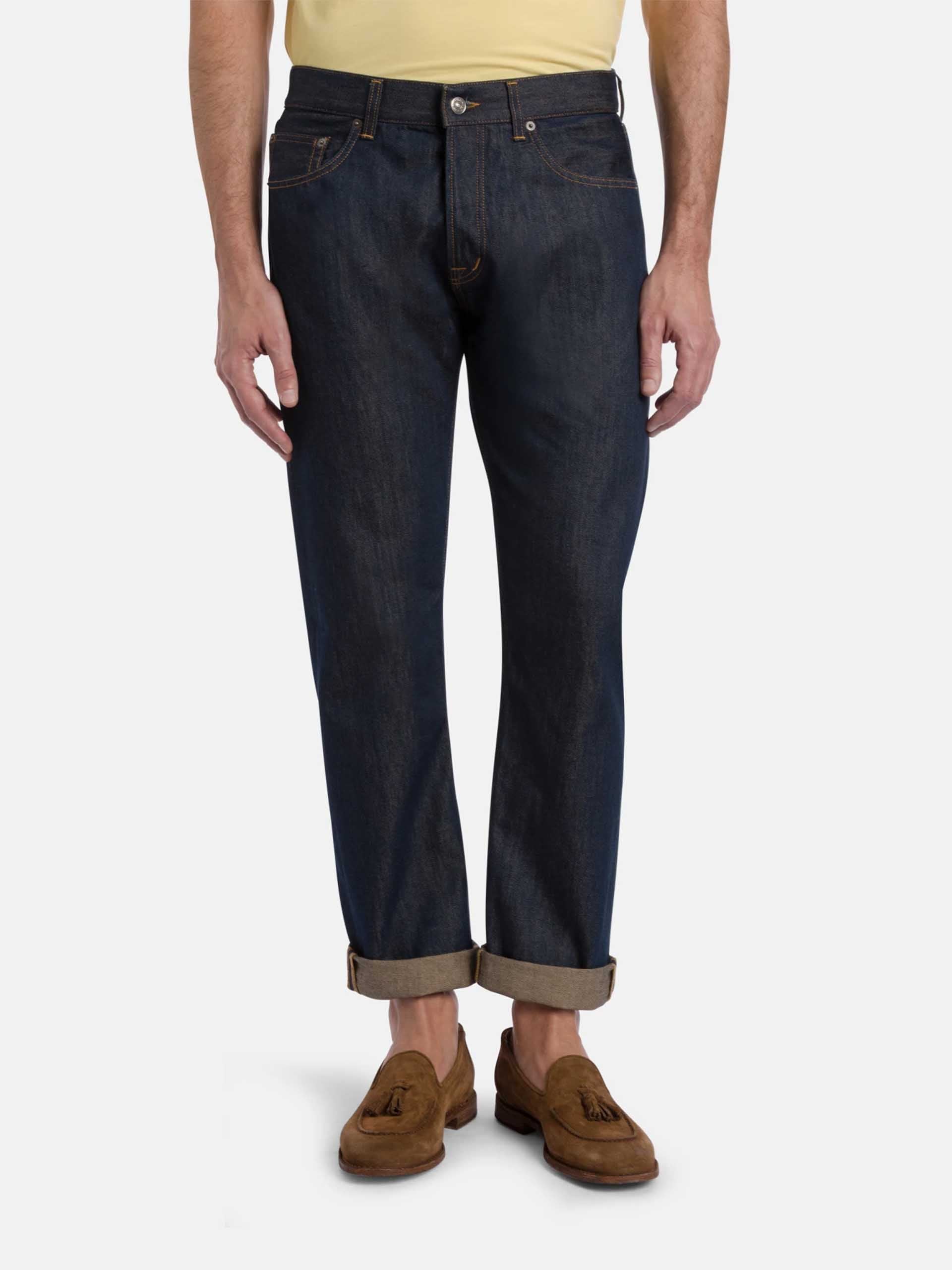 DONDUP - Straight Jeans Bray für Herren Dunkelblau Rinse Denim Dark Navy