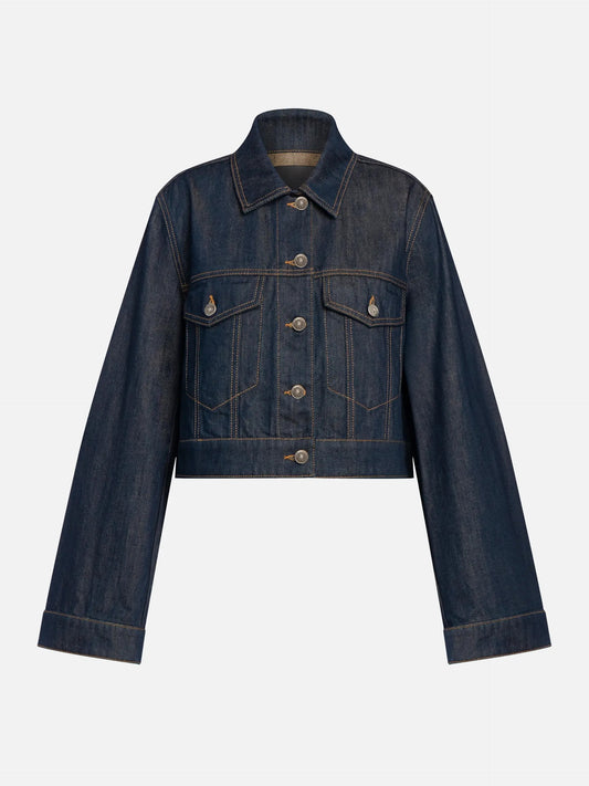 Jeansjacke aus Rigid Denim für Damen