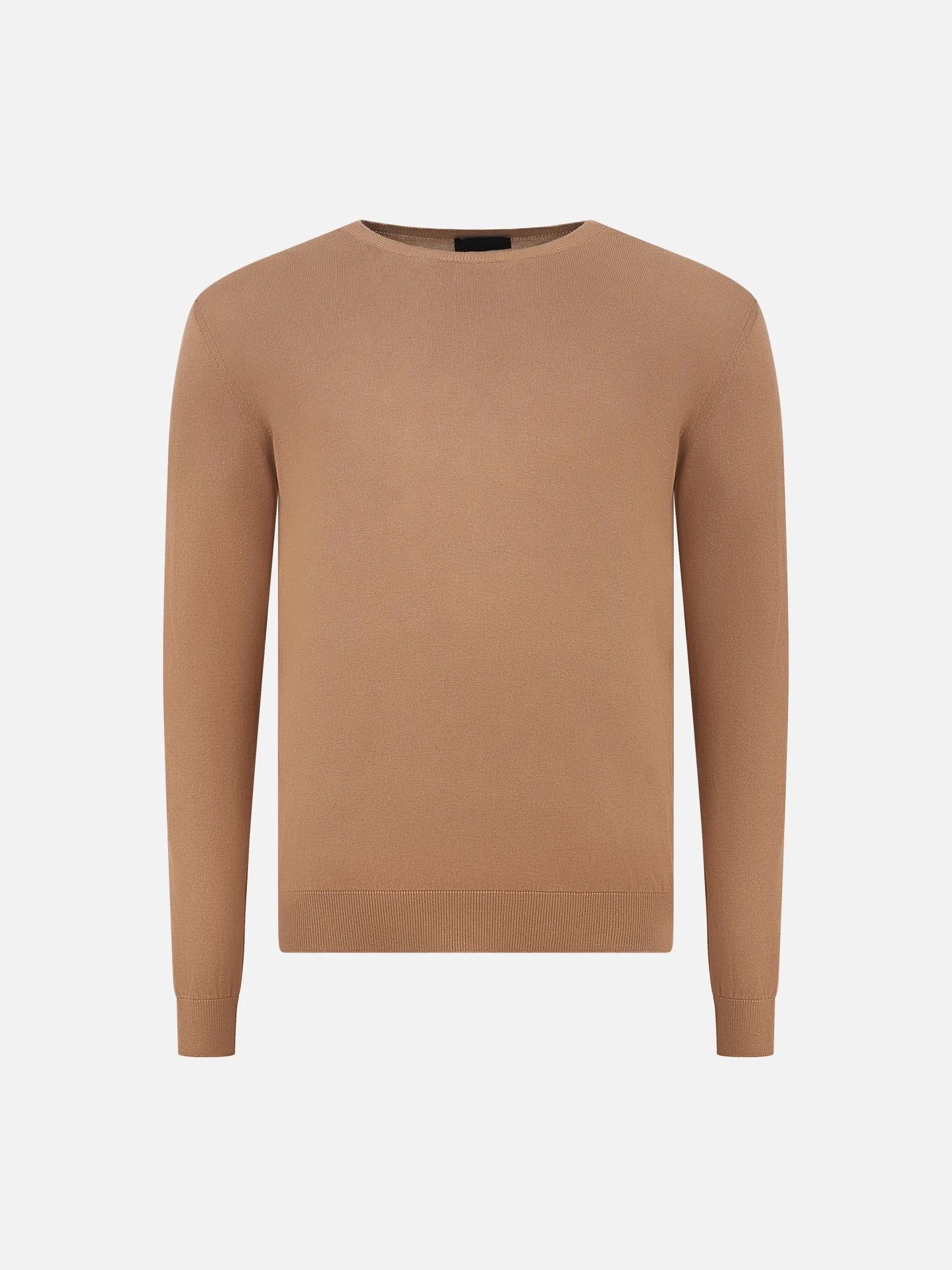 DONDUP - Rundhalspullover aus Seiden-Mix für Herren Braun - Brown