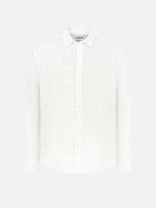 DONDUP - Leinenhemd im Regular-Fit für Herren