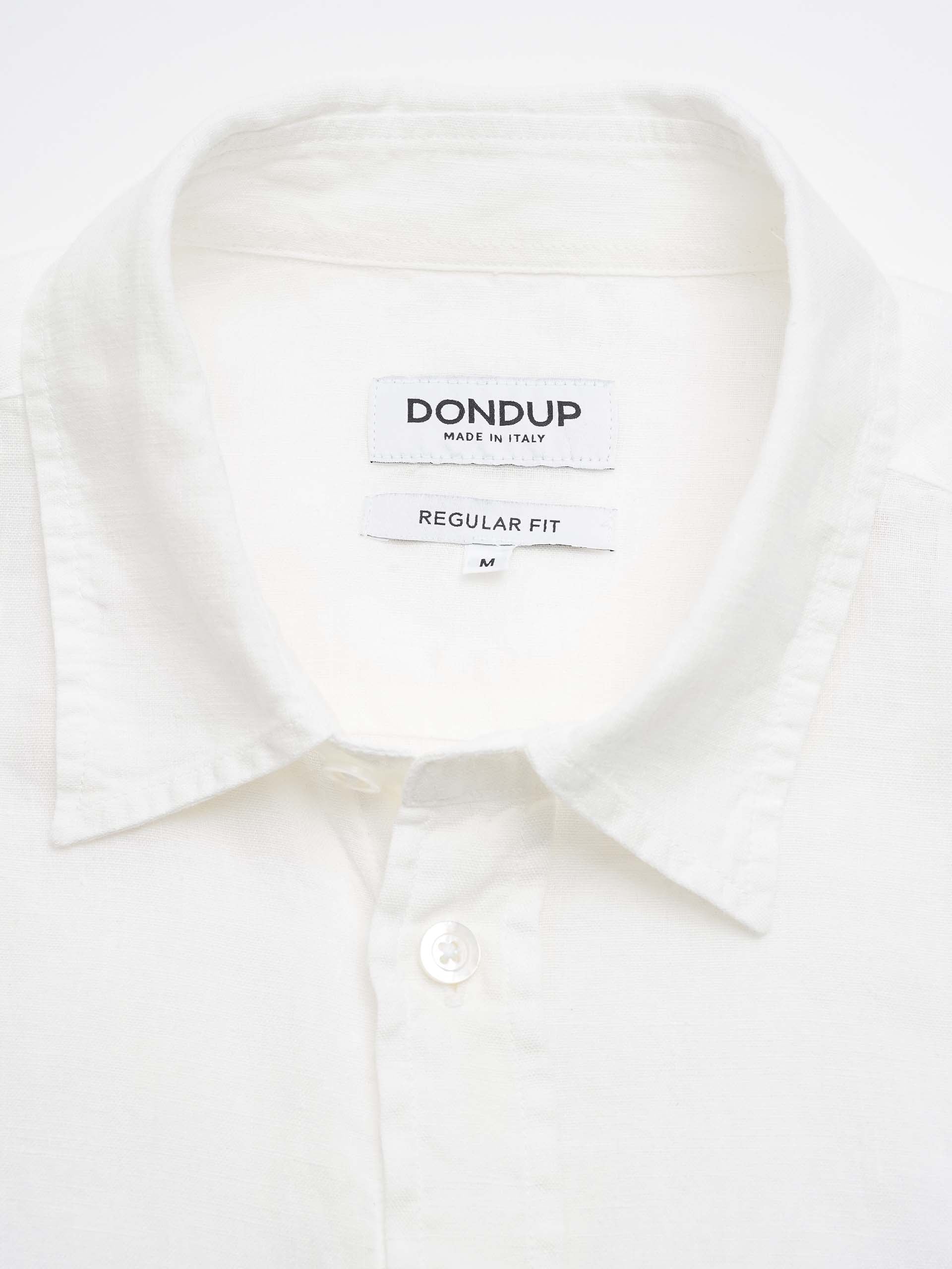 DONDUP - Leinenhemd im Regular-Fit für Herren