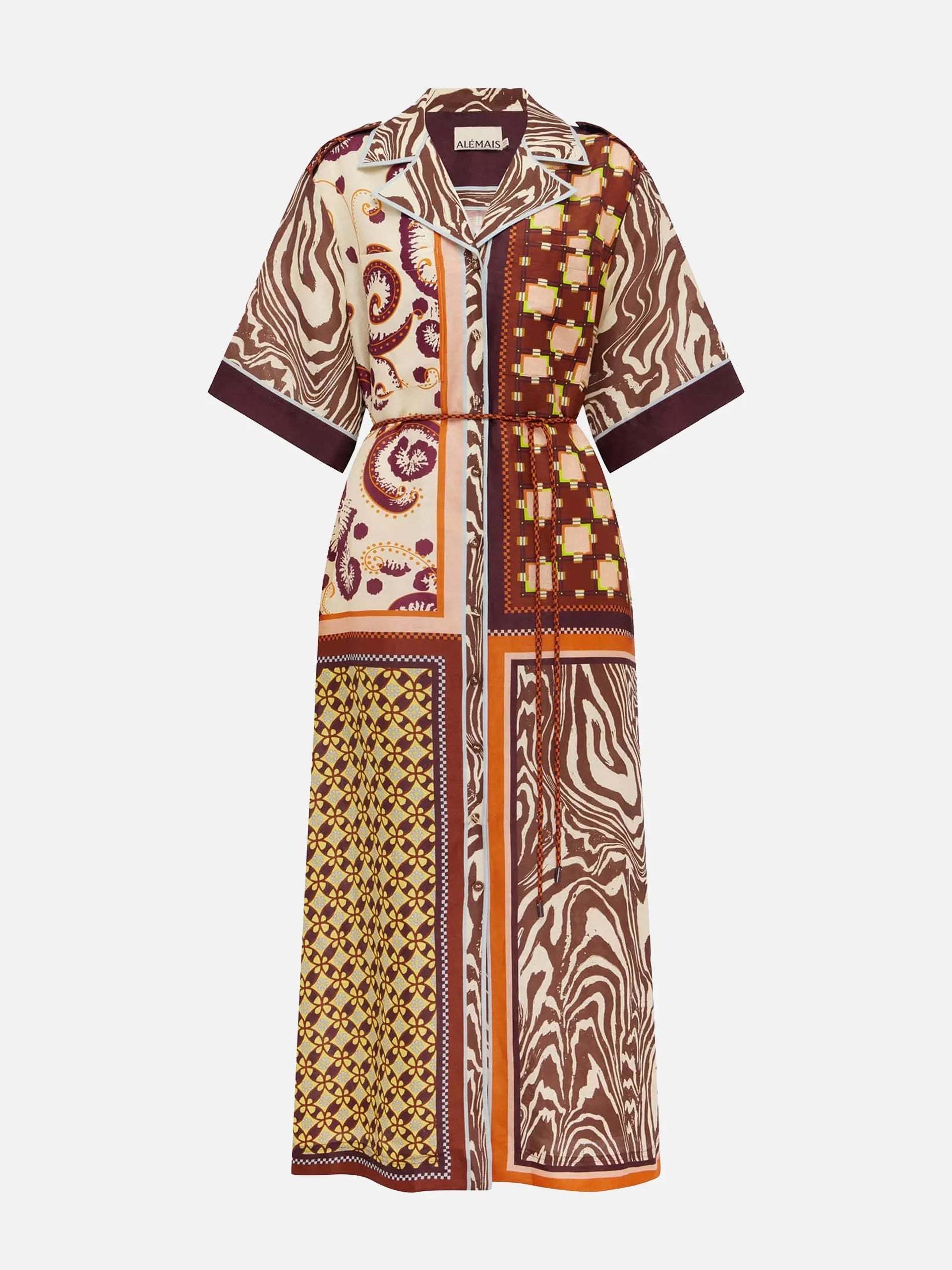 ALEMAIS - Hemdkleid Wilson aus Leinen-Mix für Damen