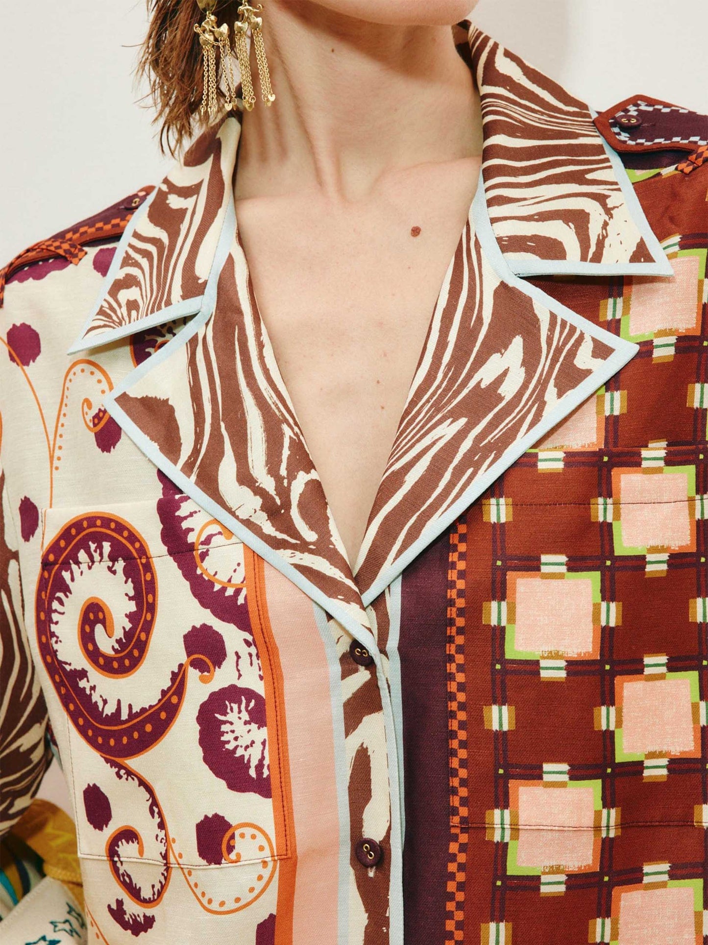 ALEMAIS - Hemdkleid Wilson aus Leinen-Mix für Damen