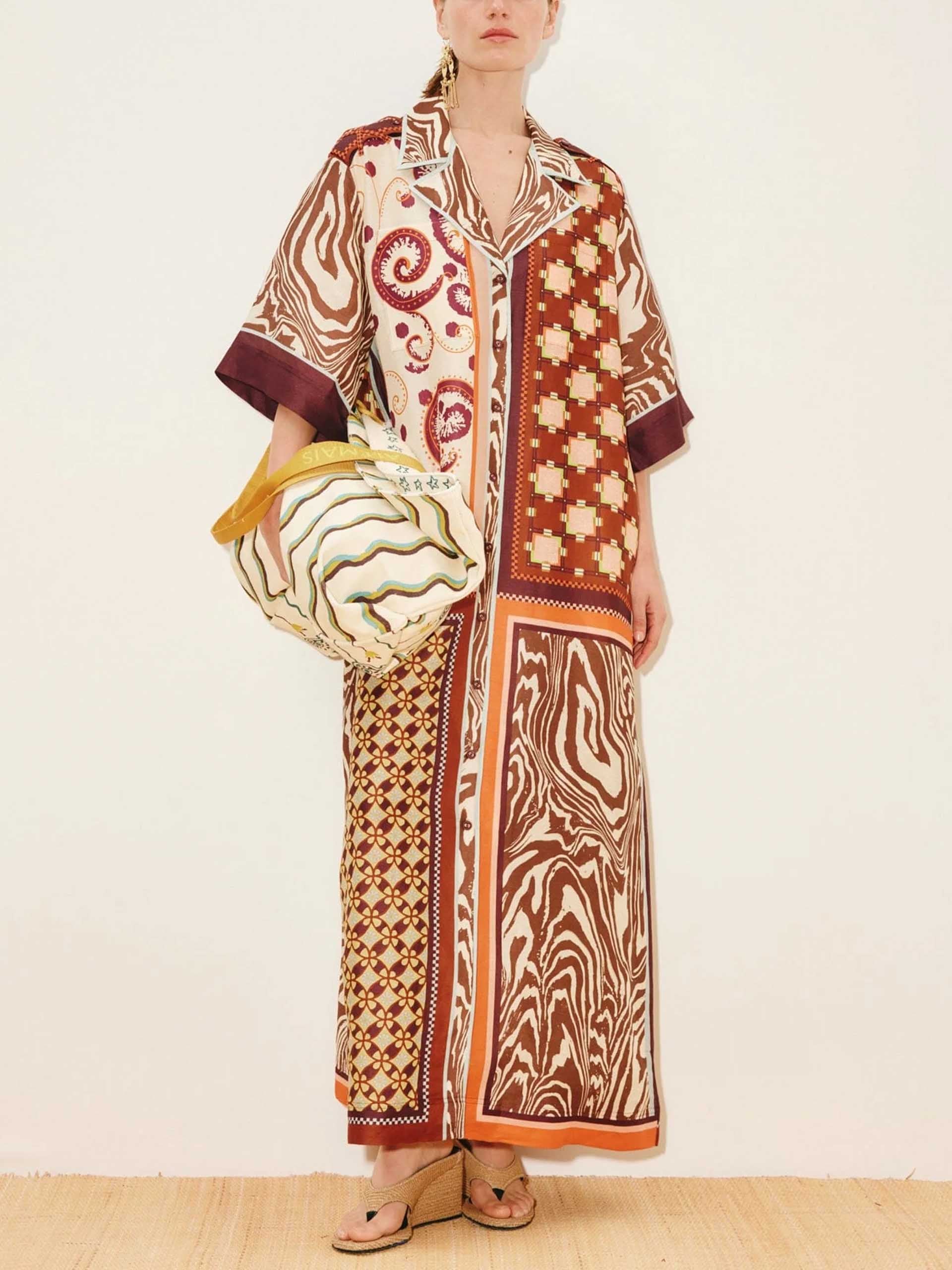 ALEMAIS - Hemdkleid Wilson aus Leinen-Mix für Damen