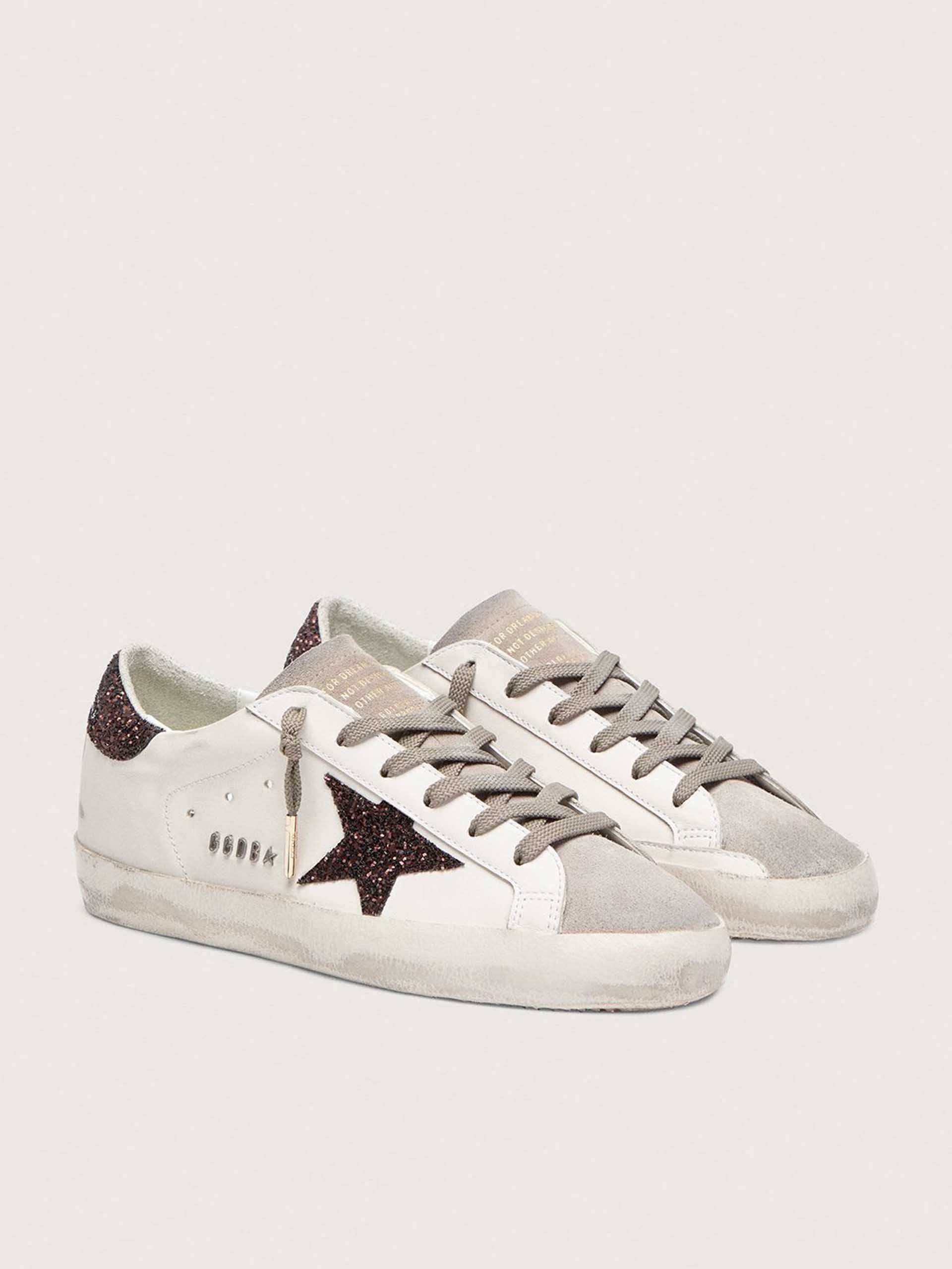 GOLDEN GOOSE - Sneakers Super-Star Glitter für Damen