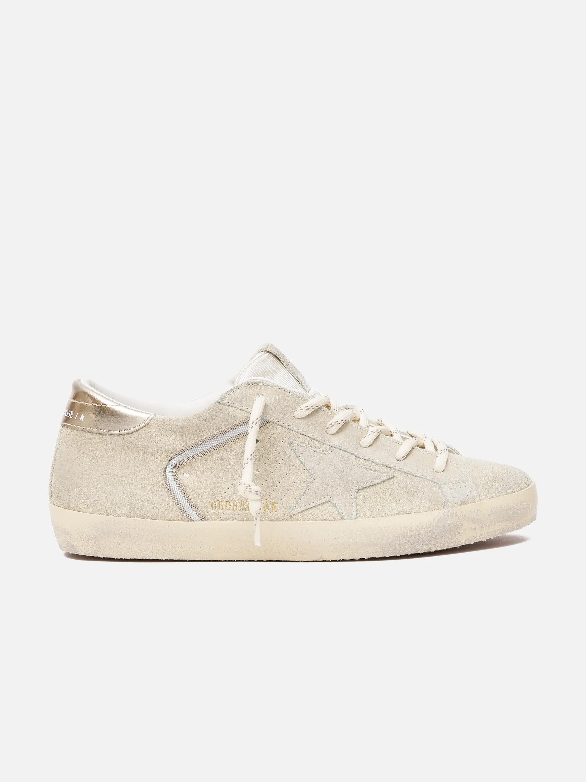GOLDEN GOOSE - Sneakers Super-Star aus Veloursleder für Damen