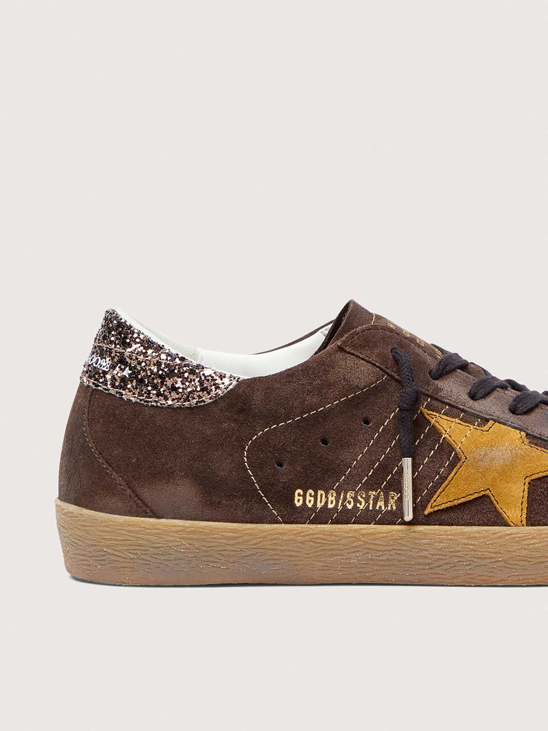 GOLDEN GOOSE - Sneakers Super-Star aus Veloursleder für Damen