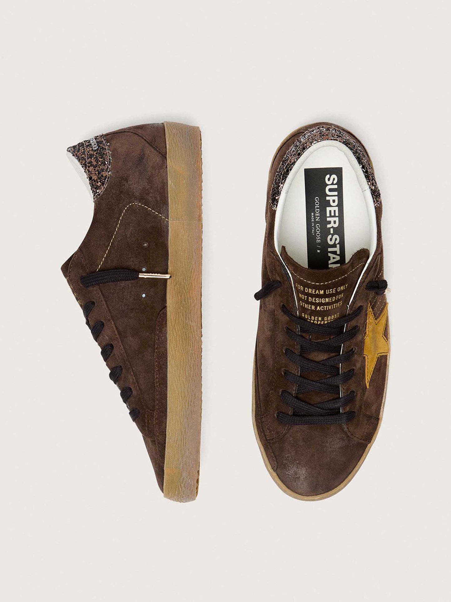 GOLDEN GOOSE - Sneakers Super-Star aus Veloursleder für Damen