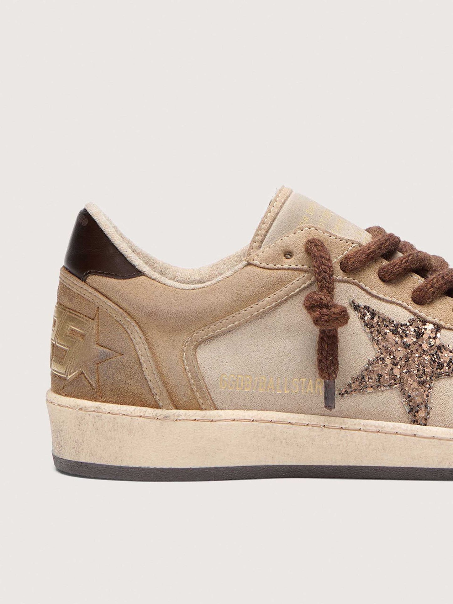 GOLDEN GOOSE - Sneakers Ball Star aus Veloursleder für Damen