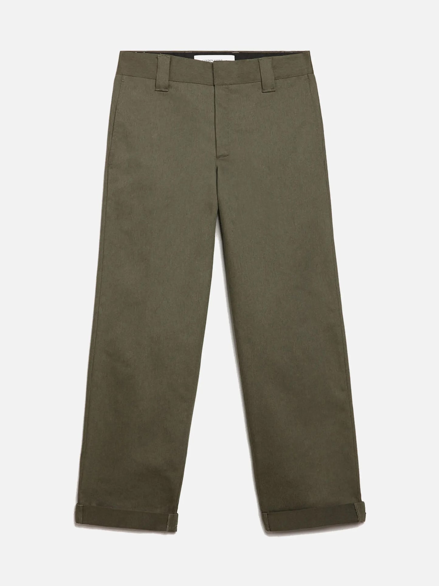 GOLDEN GOOSE - Gerade Chinohose Skate für Herren Militärgrün - Military green