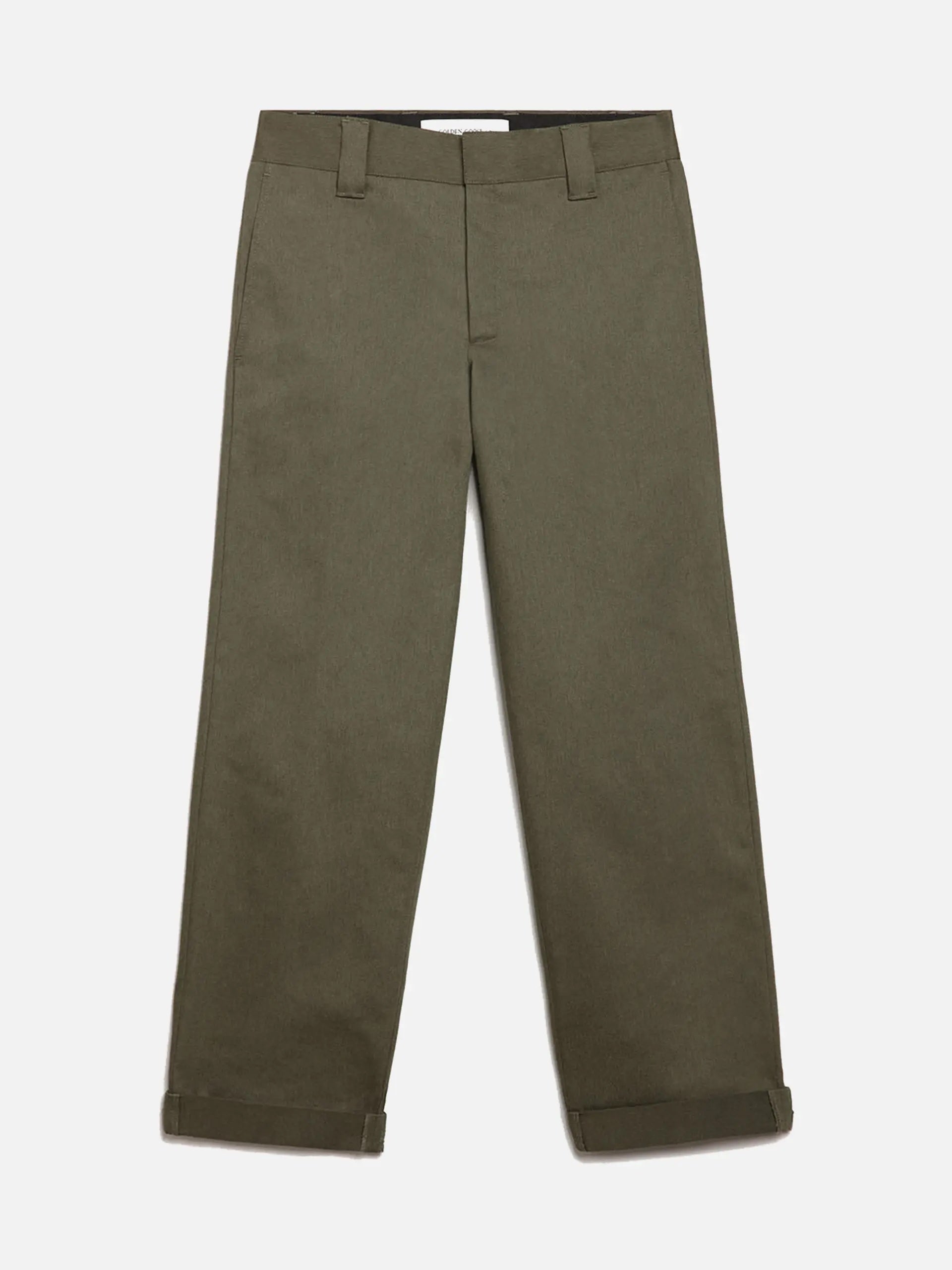 GOLDEN GOOSE - Gerade Chinohose Skate für Herren Militärgrün - Military green