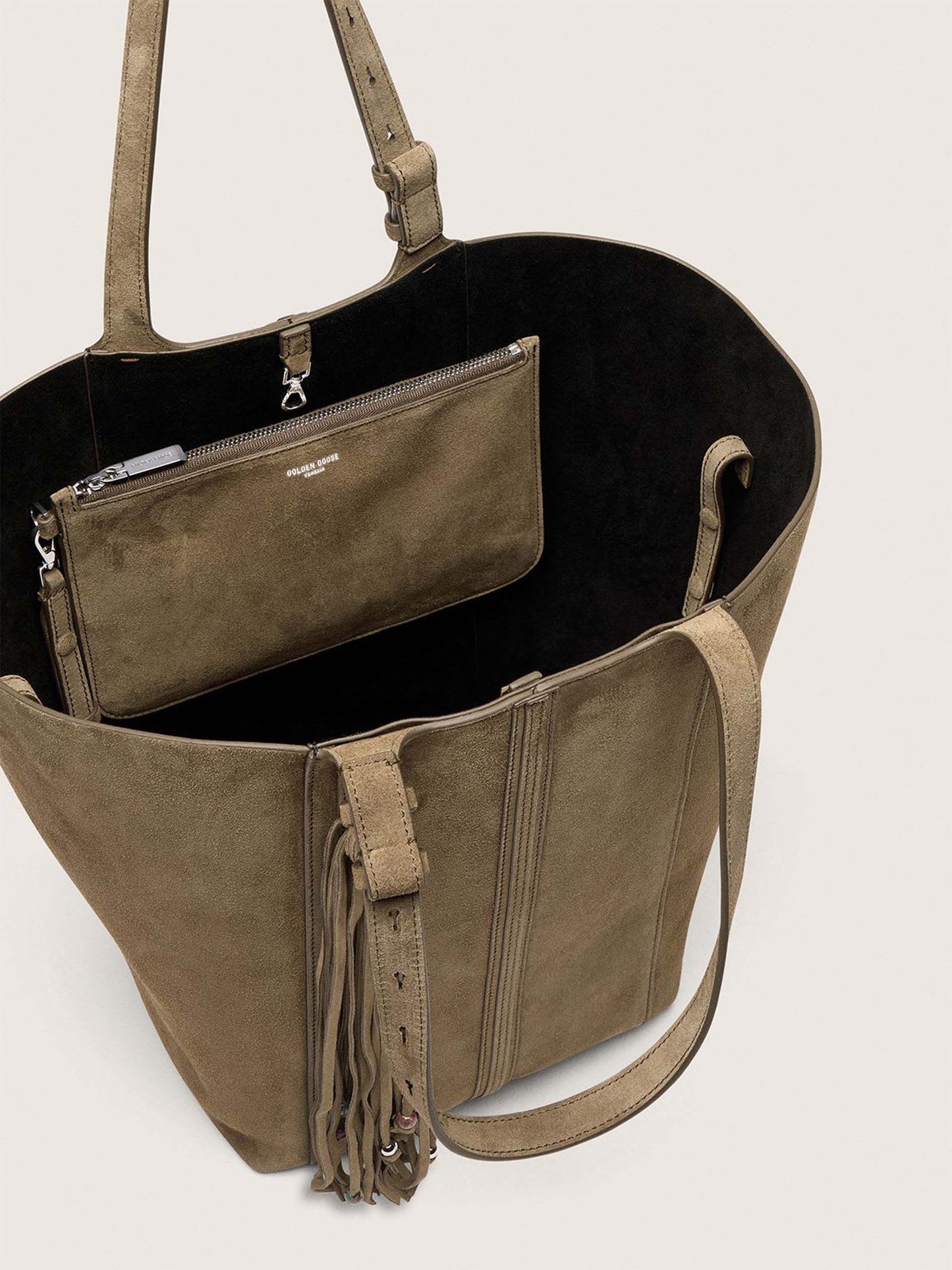 GOLDEN GOOSE - Tote Bag 24/7 aus Veloursleder