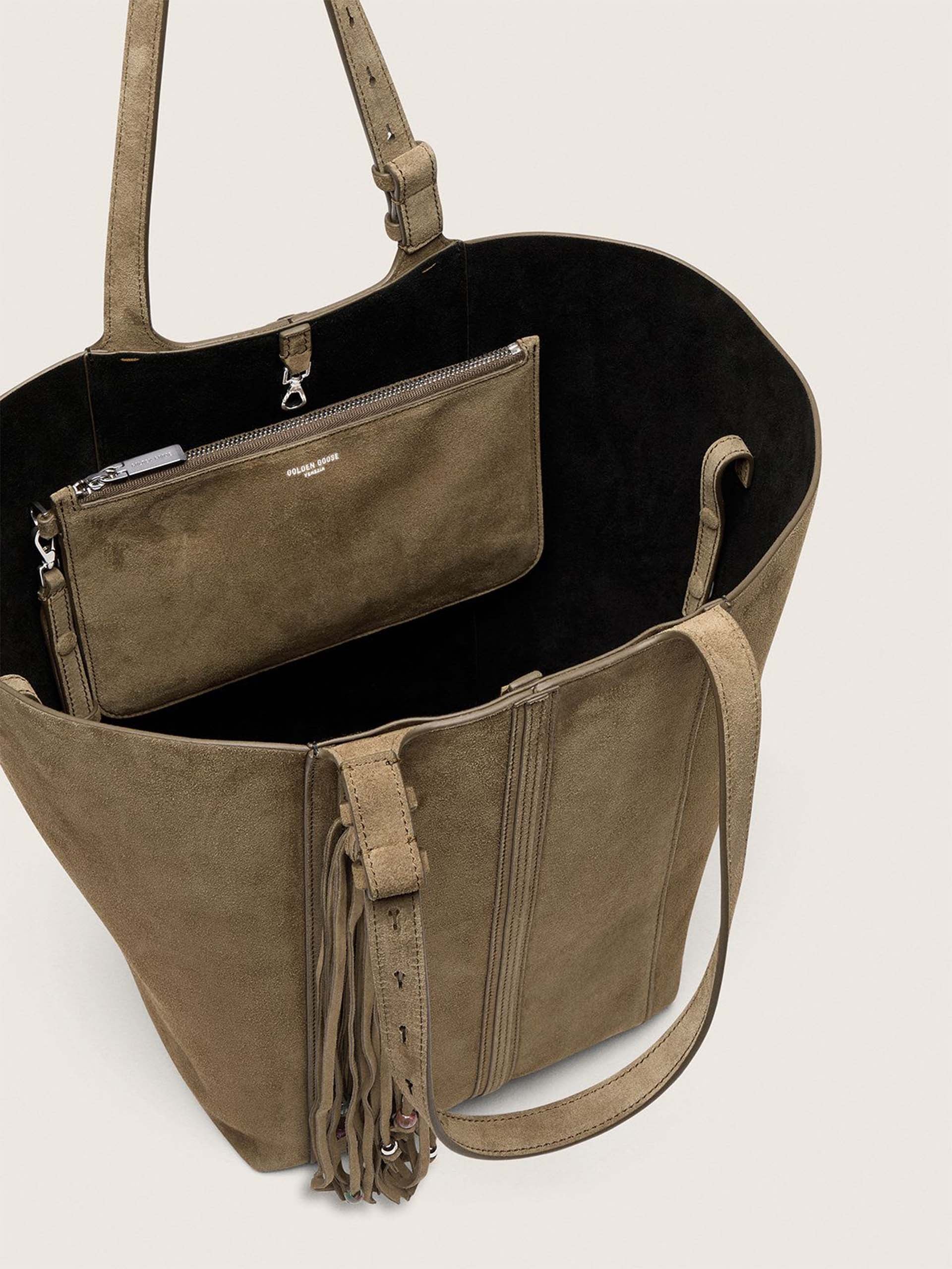 GOLDEN GOOSE - Tote Bag 24/7 aus Veloursleder